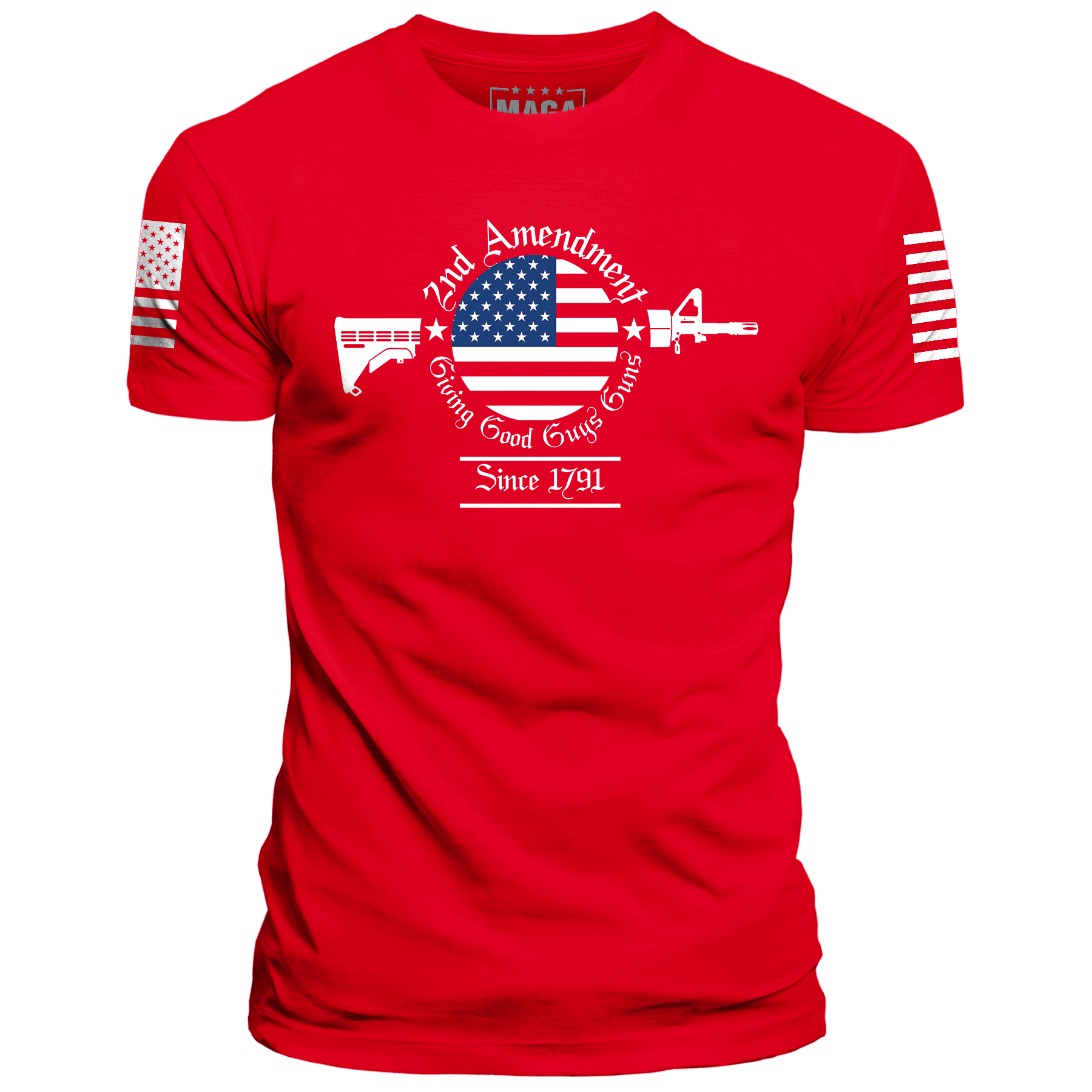 Red / XS 2nd Amendment Giving Good Guys Guns maga trump