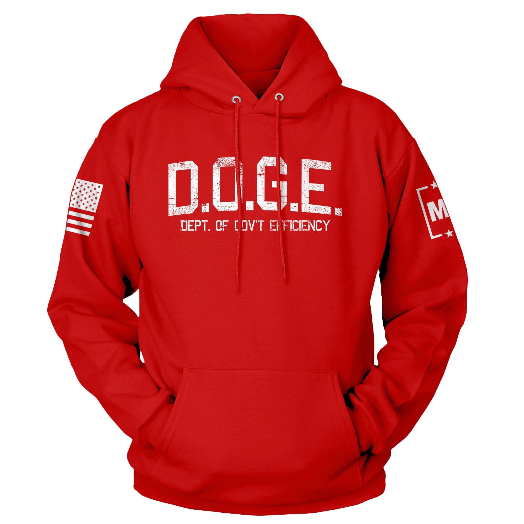 Red / XS D.O.G.E Department Of Government Efficiency v2 Hoodie maga trump