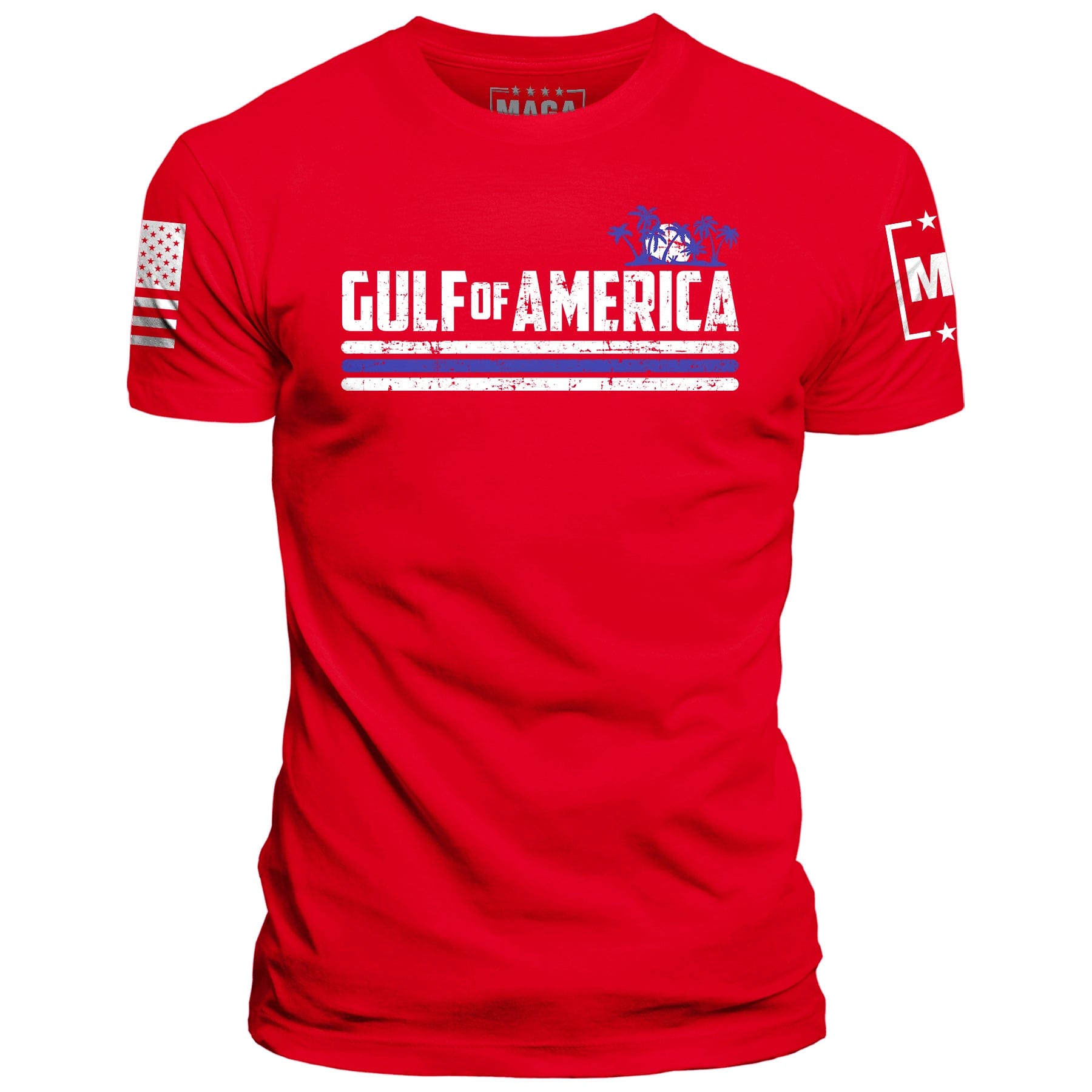Red / XS Gulf of America Vintage maga trump