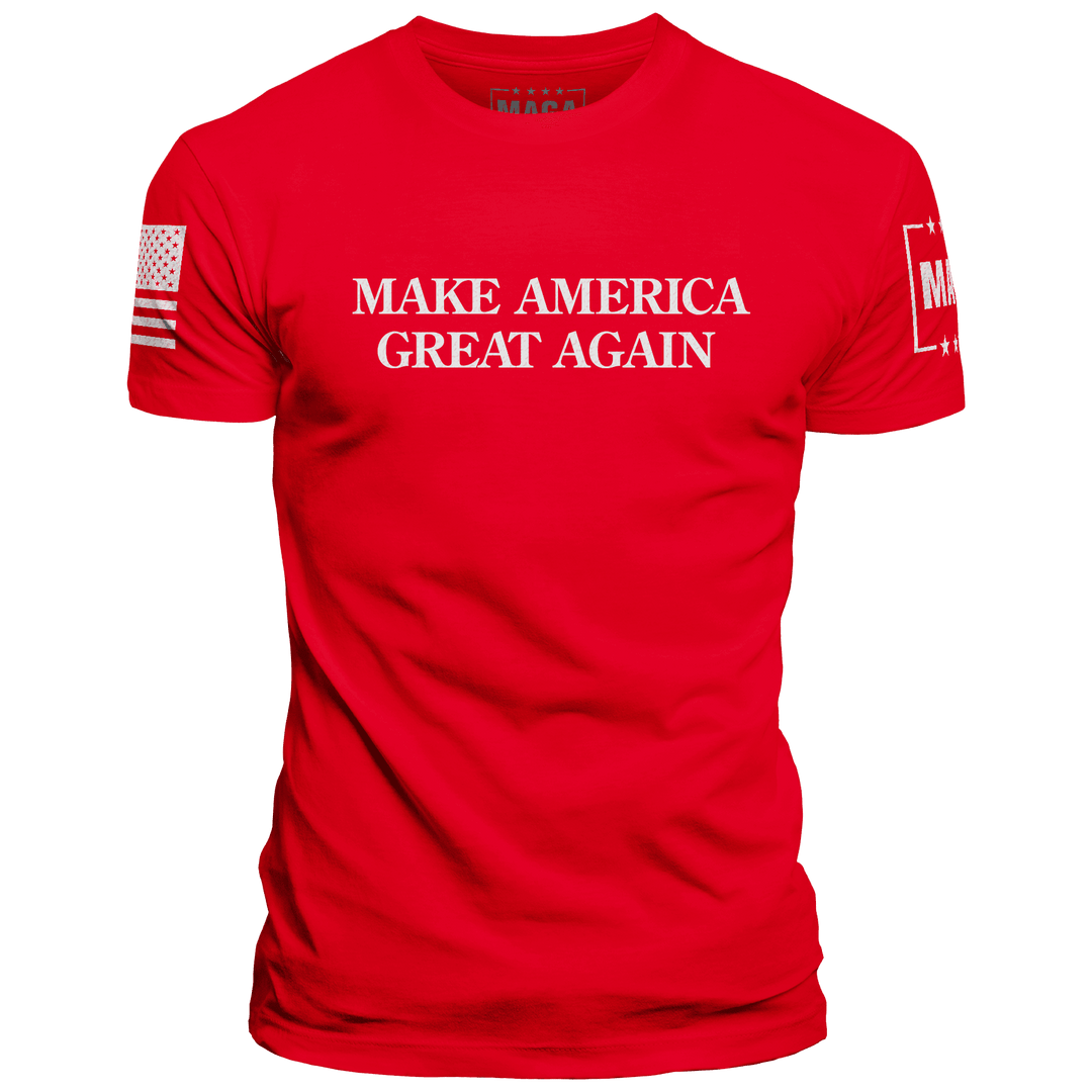 Red / XS "MAGA Hat" T-Shirt maga trump