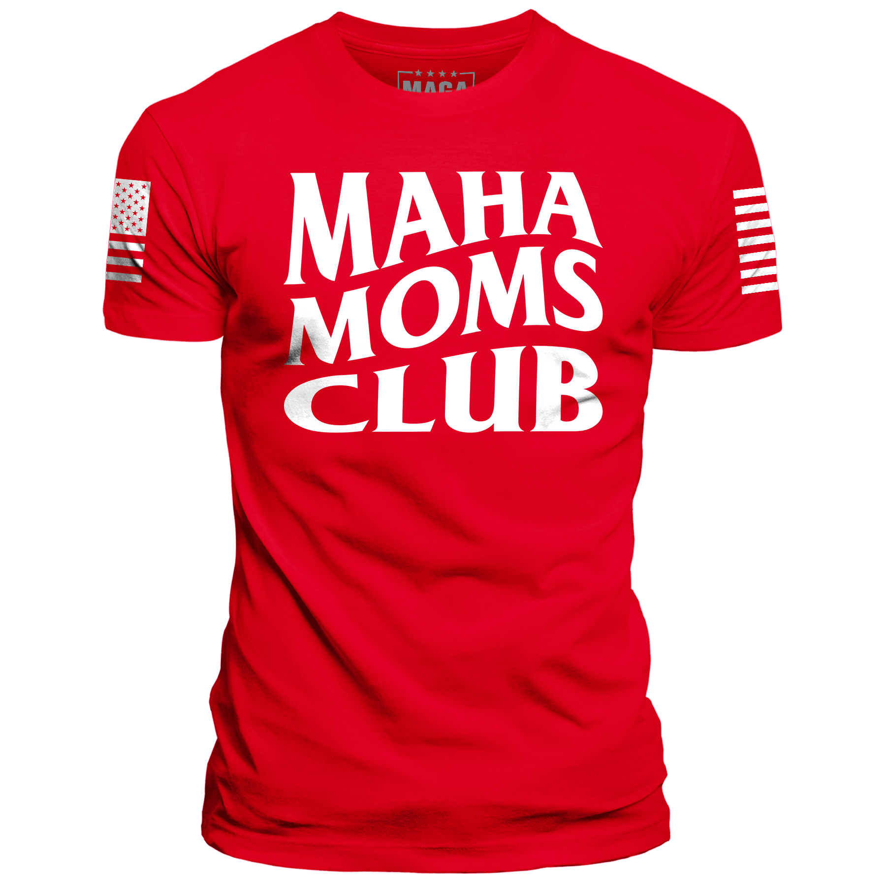 Red / XS MAHA MOMS CLUB maga trump