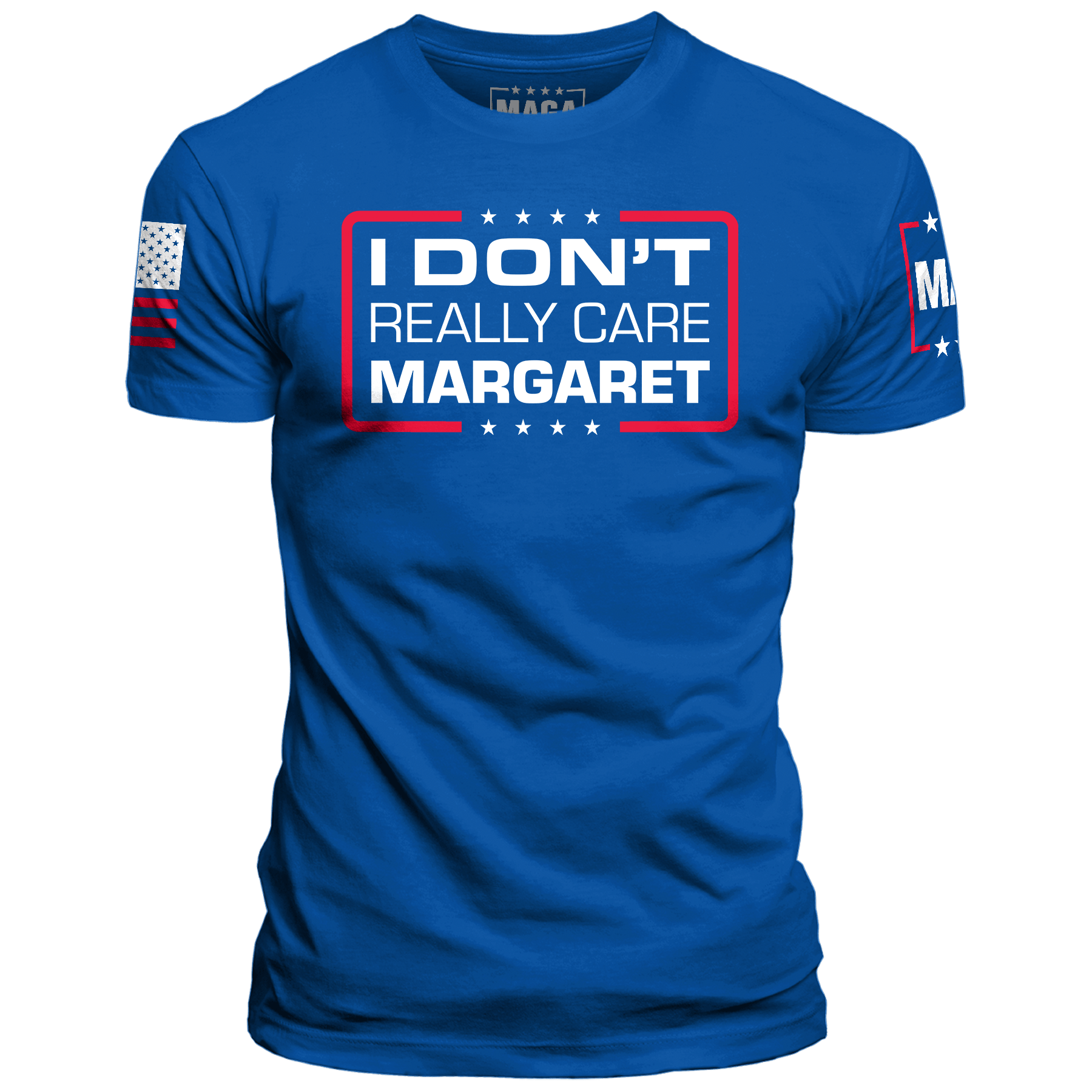 Royal Blue / XS I Don't Really Care Margaret maga trump