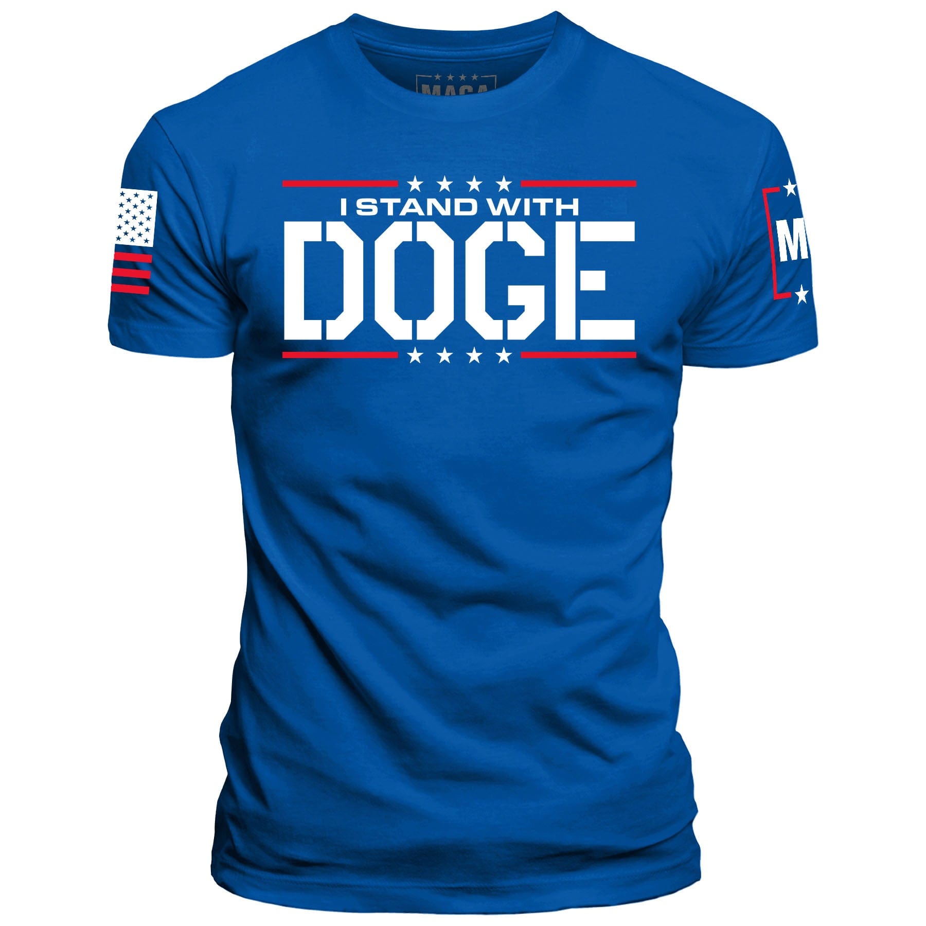 Royal Blue / XS I Stand With DOGE maga trump