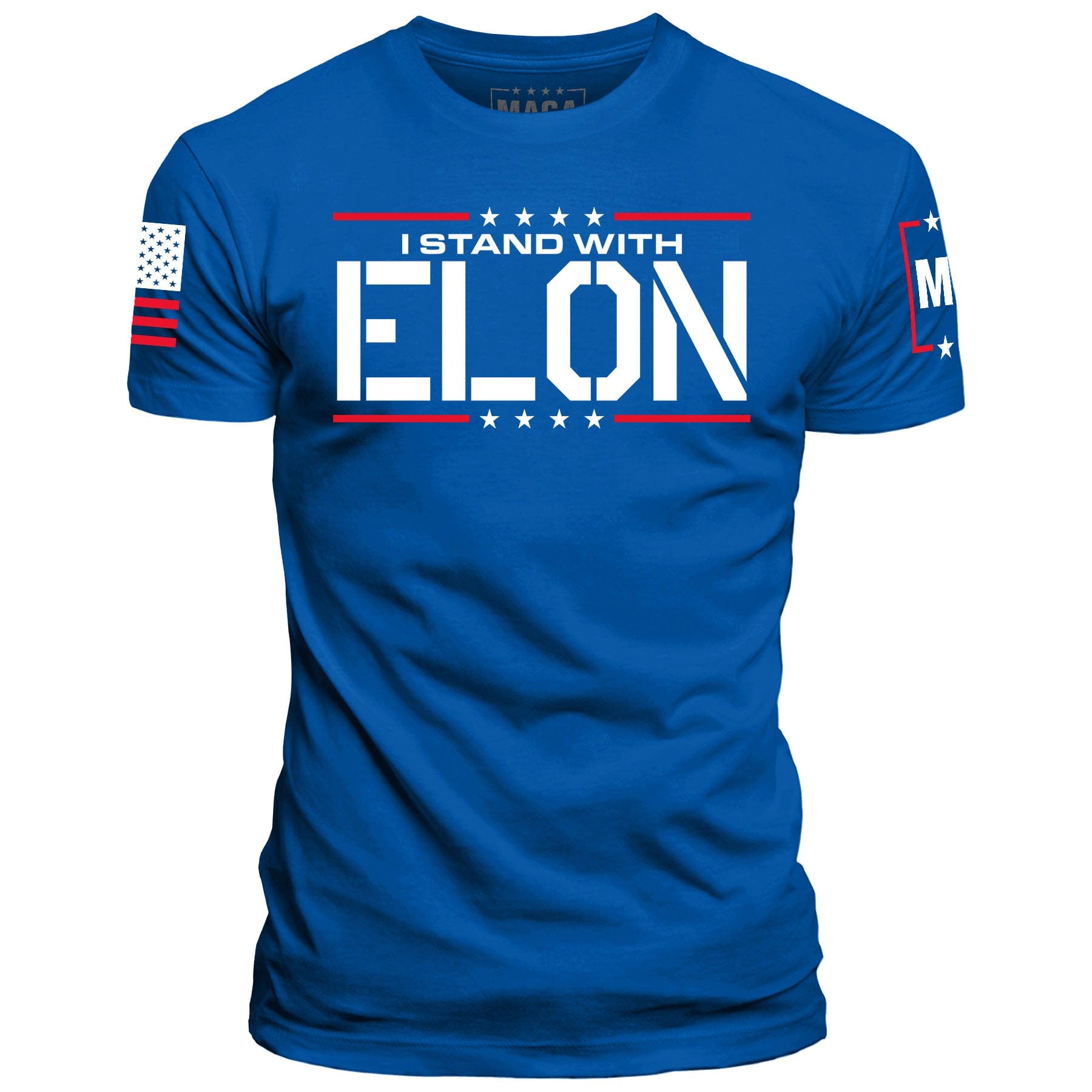 Royal Blue / XS I Stand With Elon maga trump
