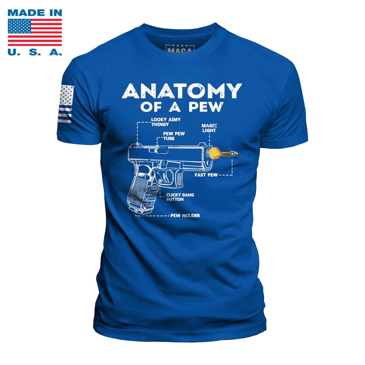 Royal / S Anatomy of Pew Made in the USA maga trump