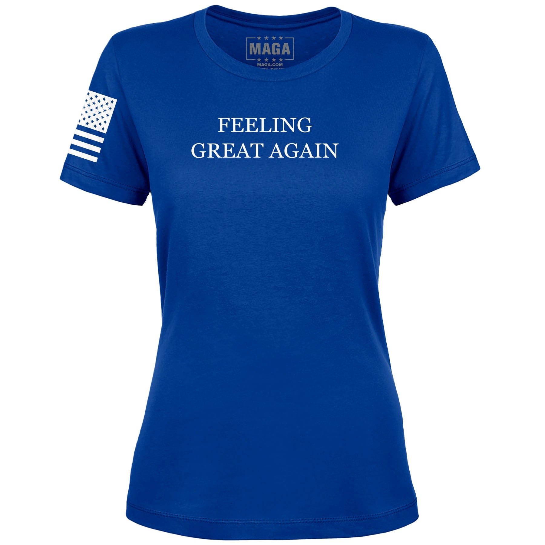 Royal / S Feeling Great Again Ladies Tee maga trump