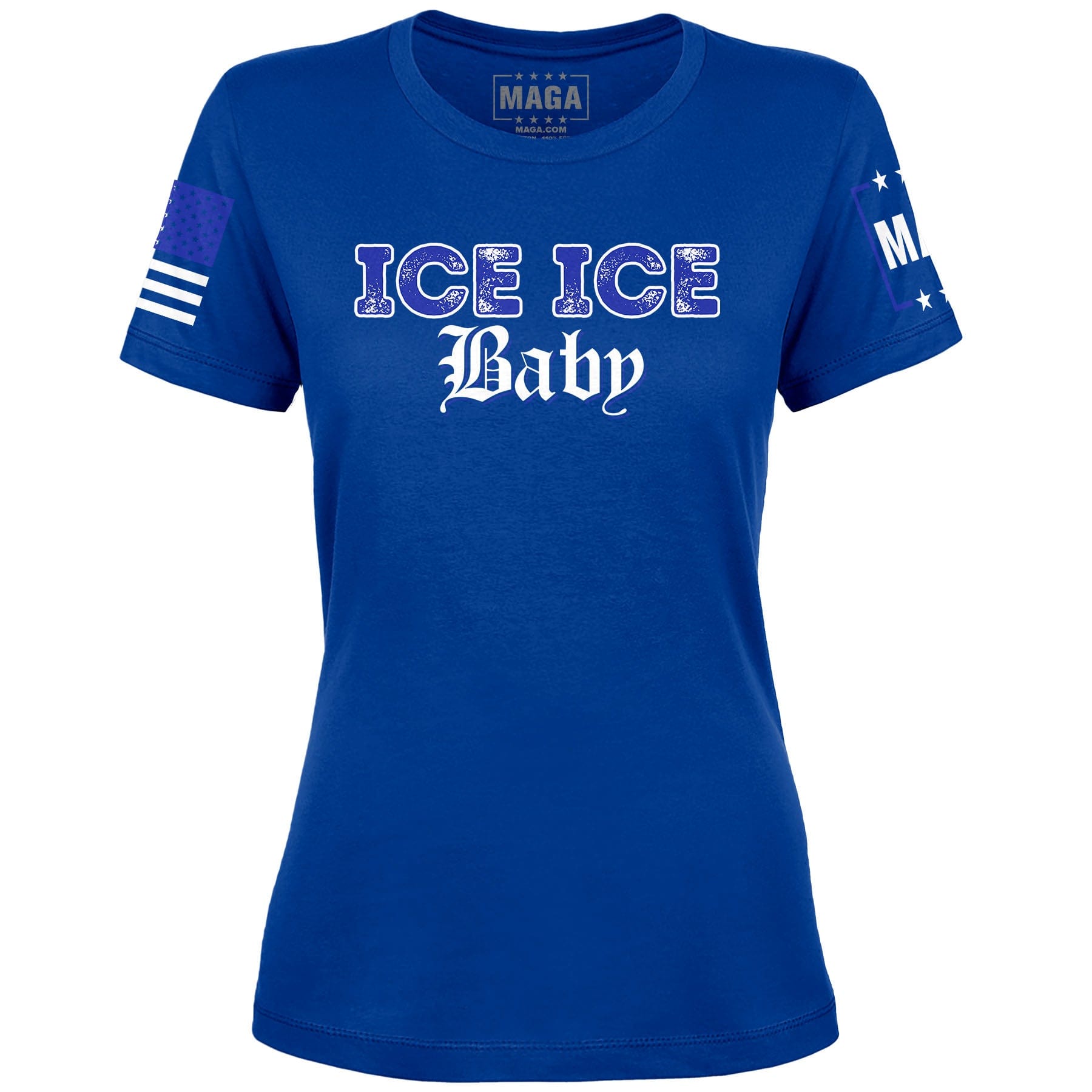 Royal / S Ice Ice Baby Ladies Tee maga trump