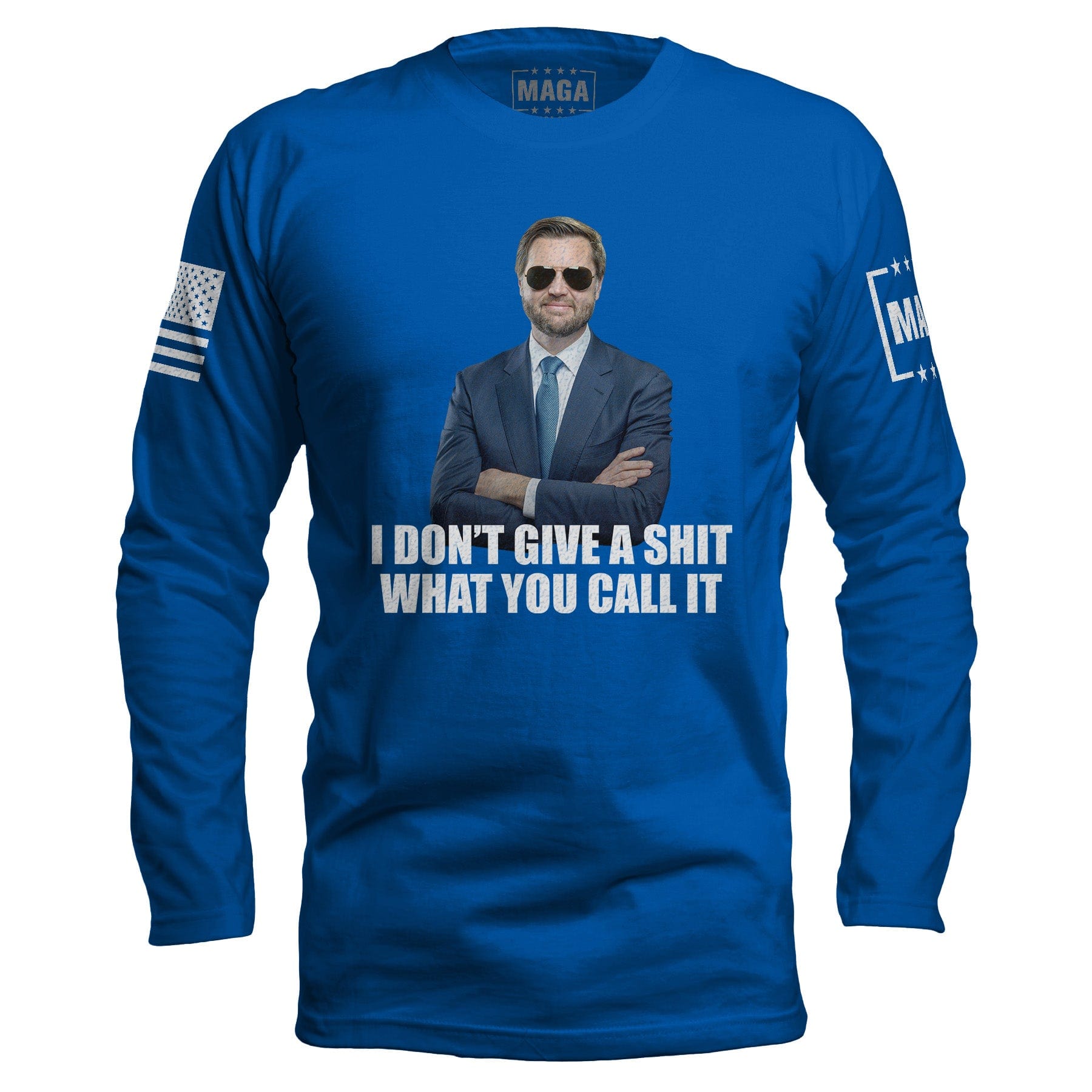Royal / S JD Vance - I don't give a Long Sleeve maga trump