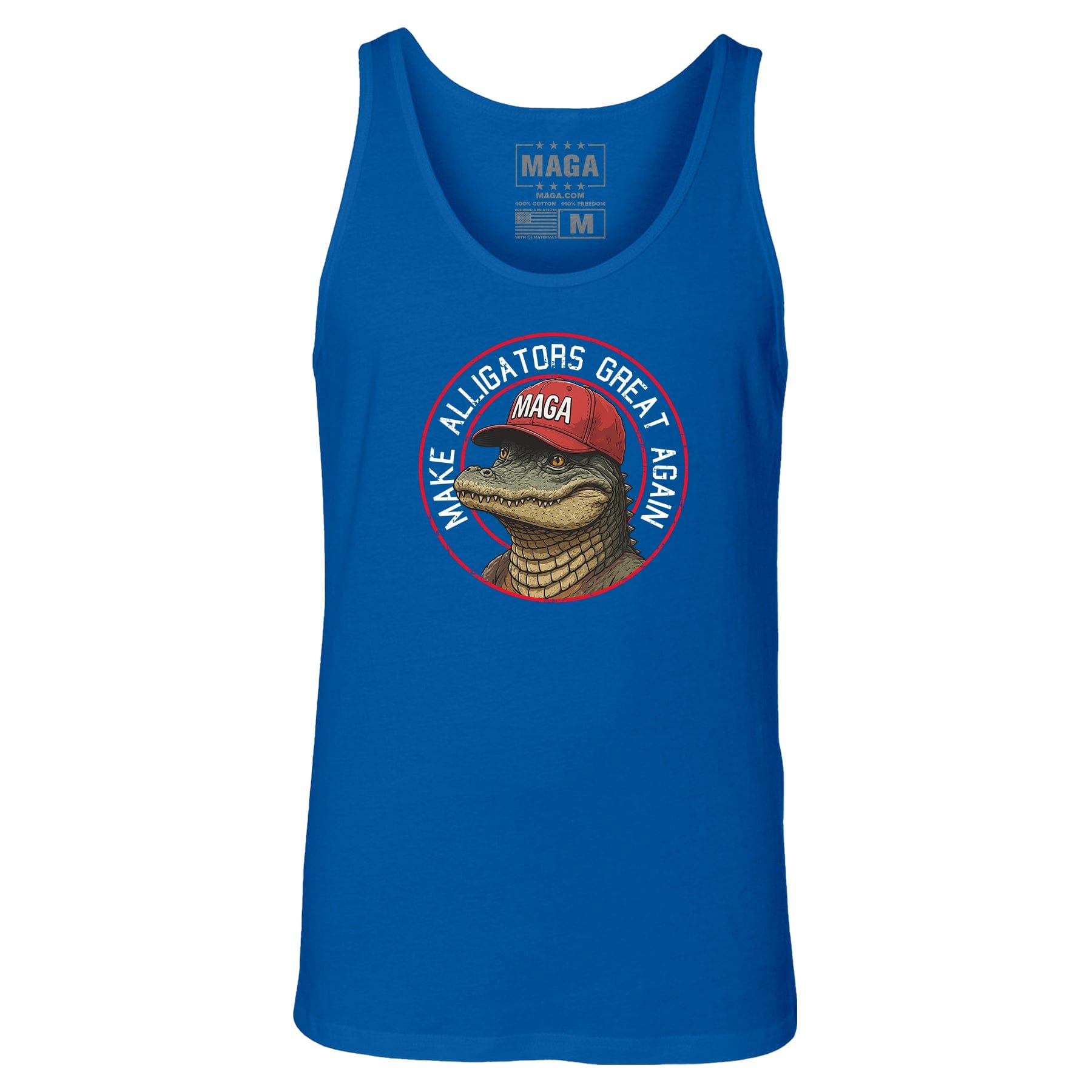 Royal / S Make Alligators Great Again v1 Tank Top maga trump