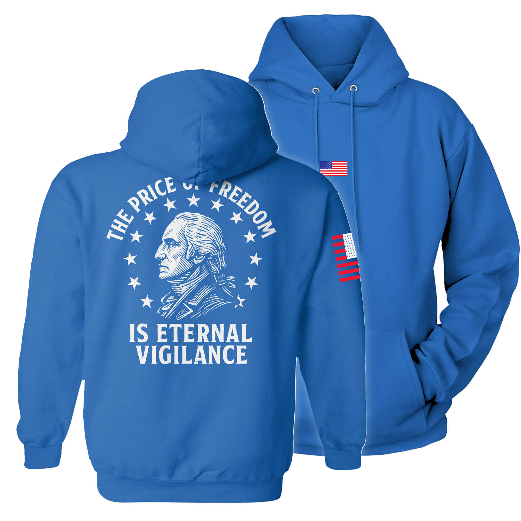 Royal / S The Price of Freedom Hoodie maga trump