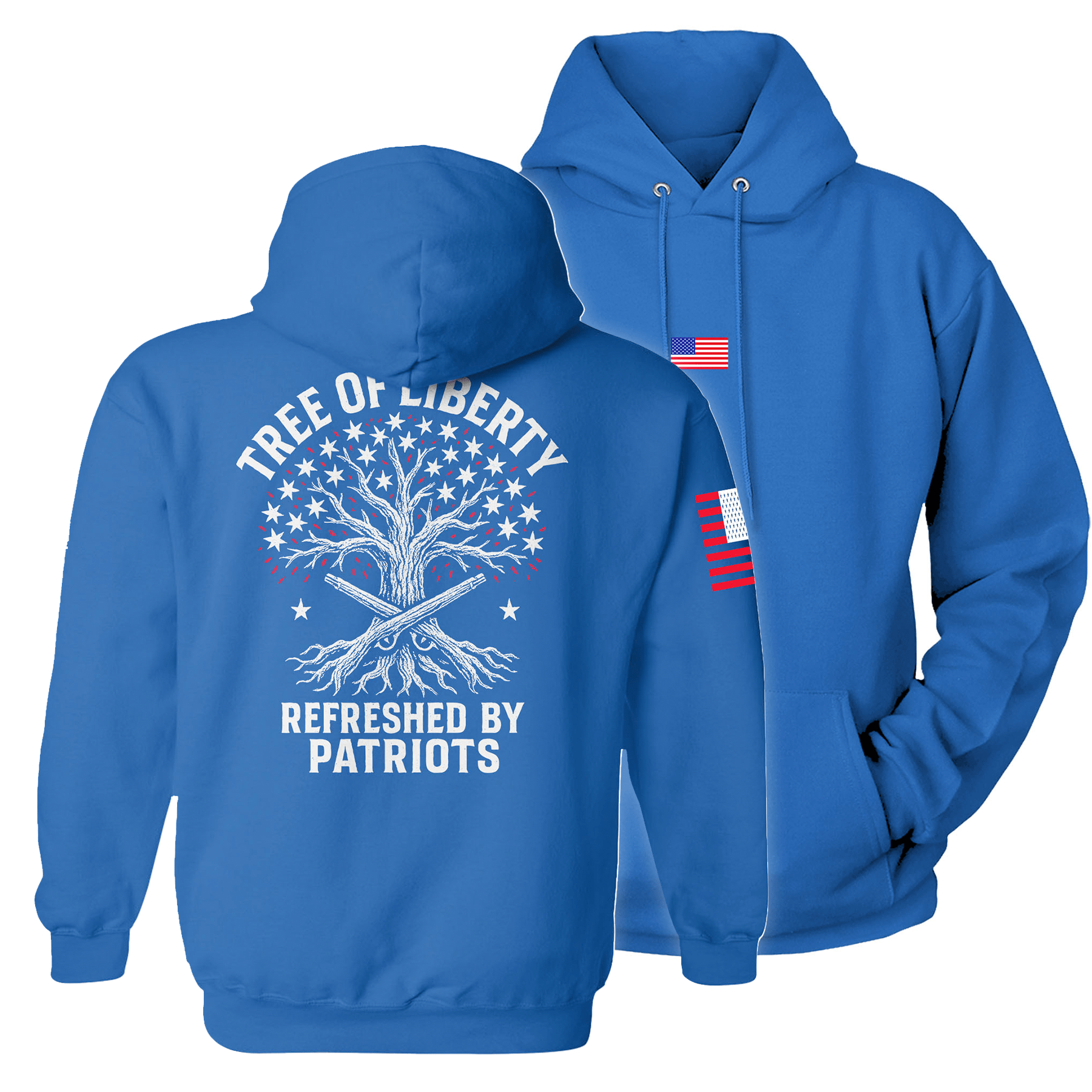 Royal / S Tree of Liberty Hoodie maga trump
