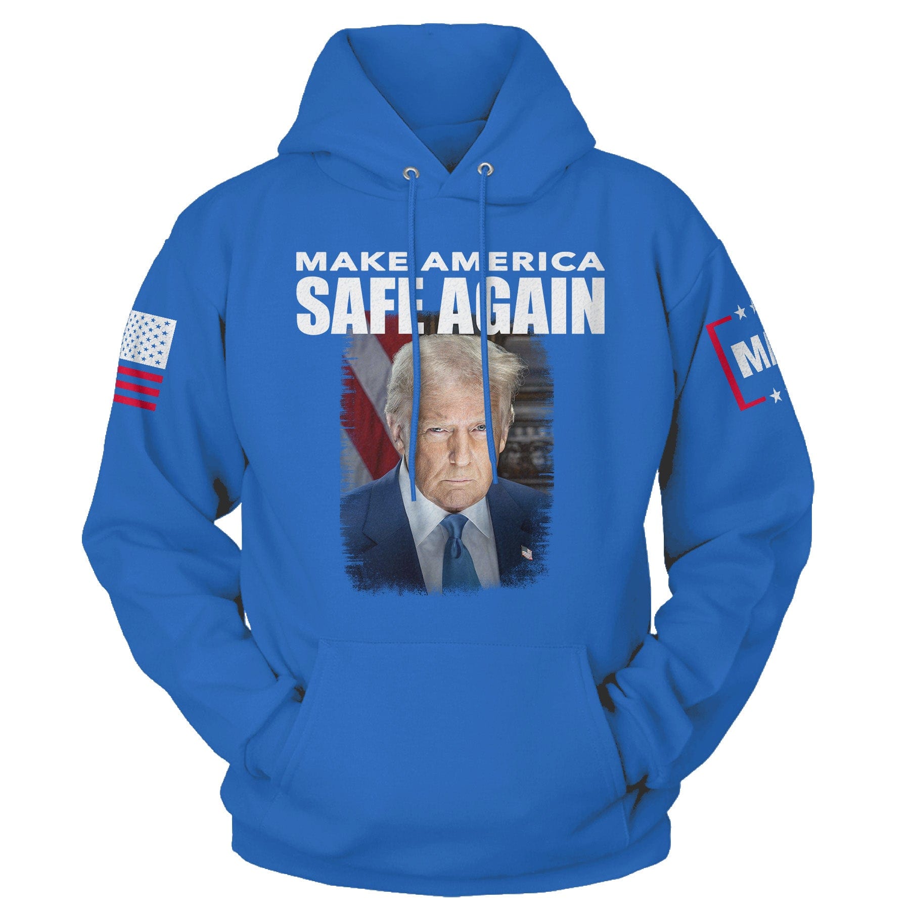 Royal / S TRUMP - MAKE AMERICA SAFE AGAIN Hoodie maga trump