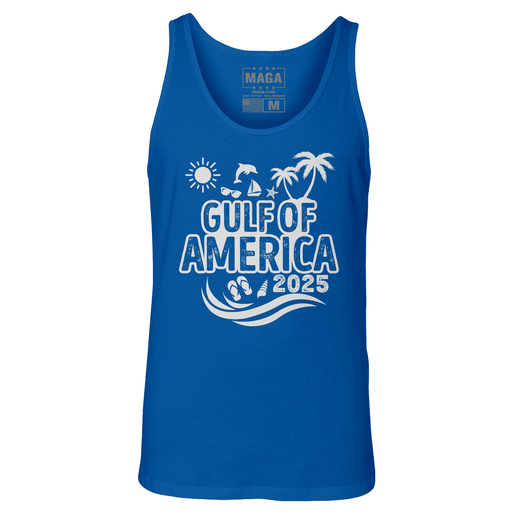 Royal / XS Gulf of America 2025 v2 Tank Top maga trump