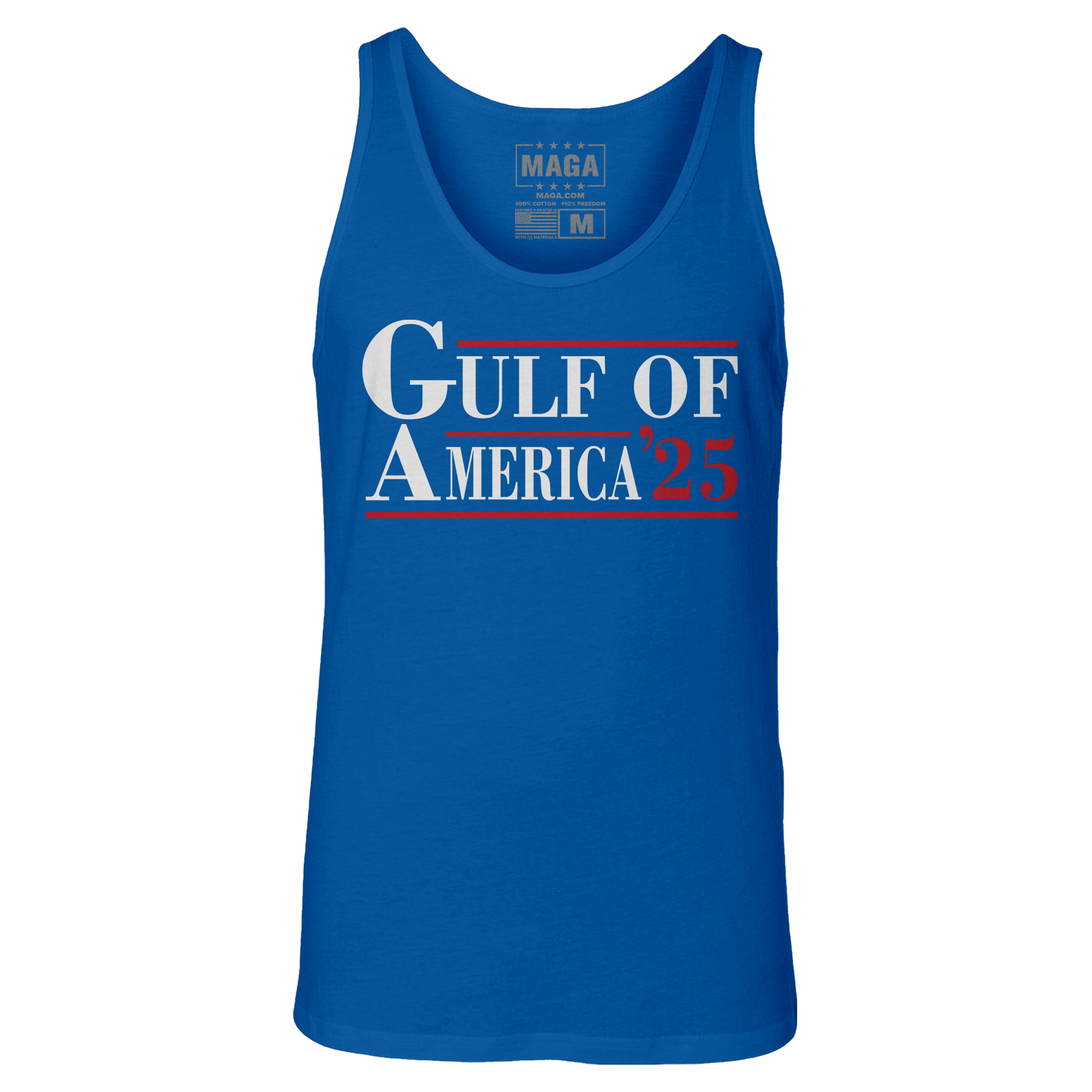 Royal / XS Gulf of America '25 Tank Top maga trump