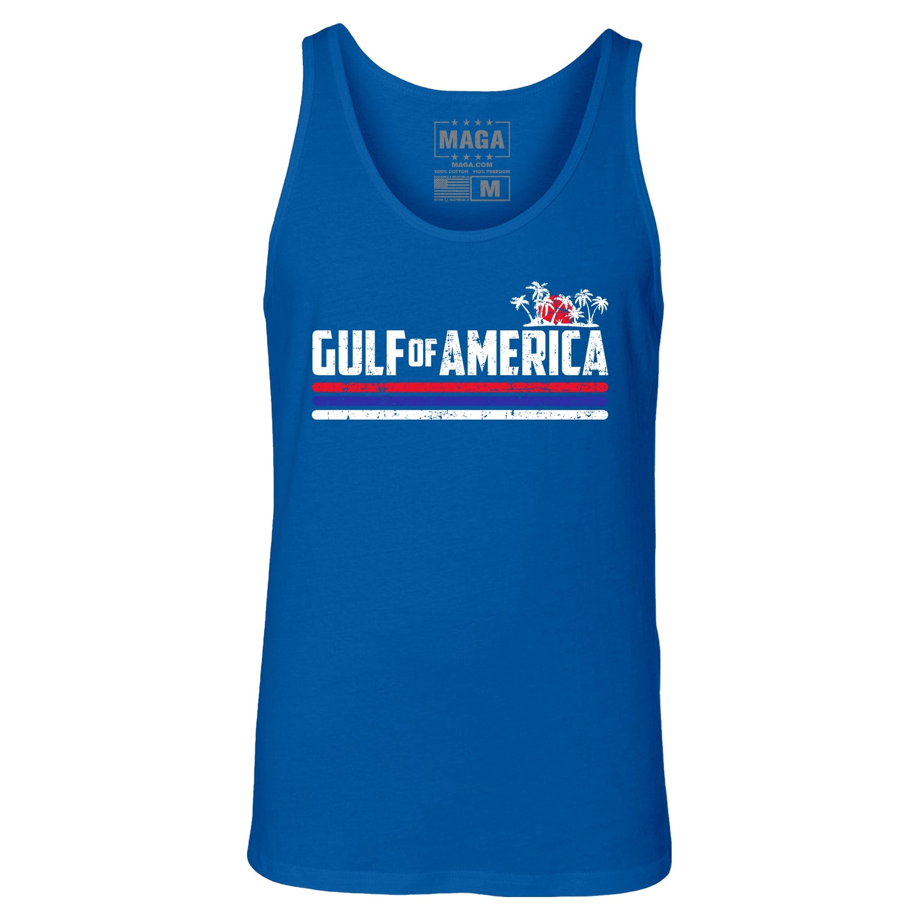 Royal / XS Gulf of America Vintage Tank Top maga trump