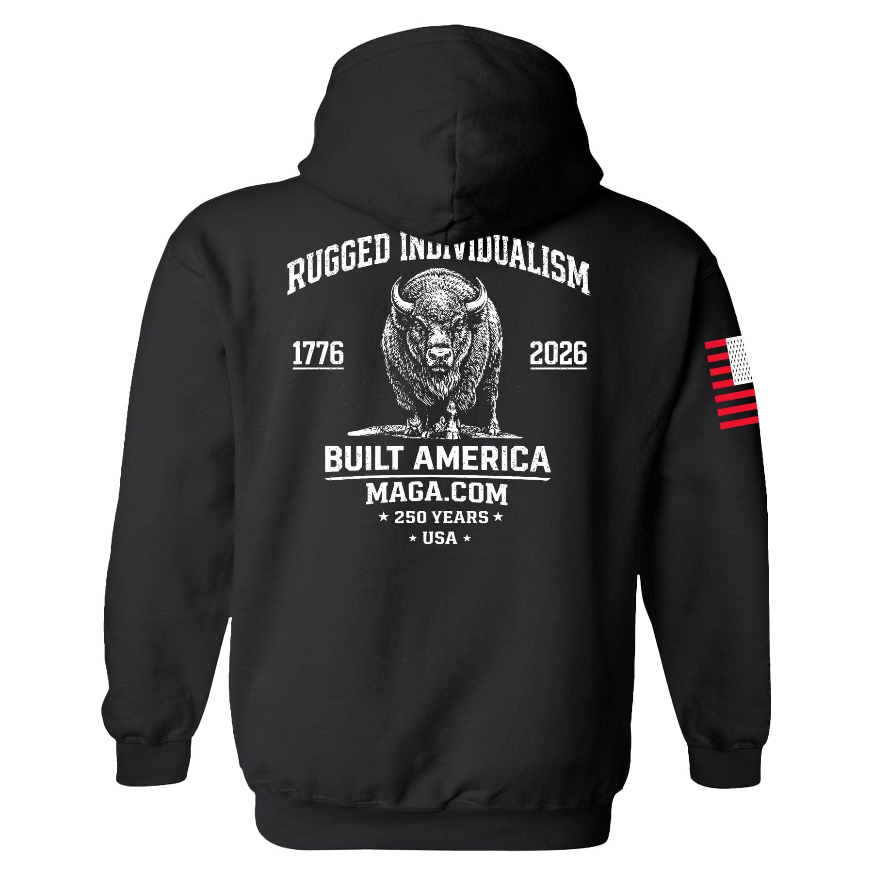 Rugged Individualism Hoodie maga trump