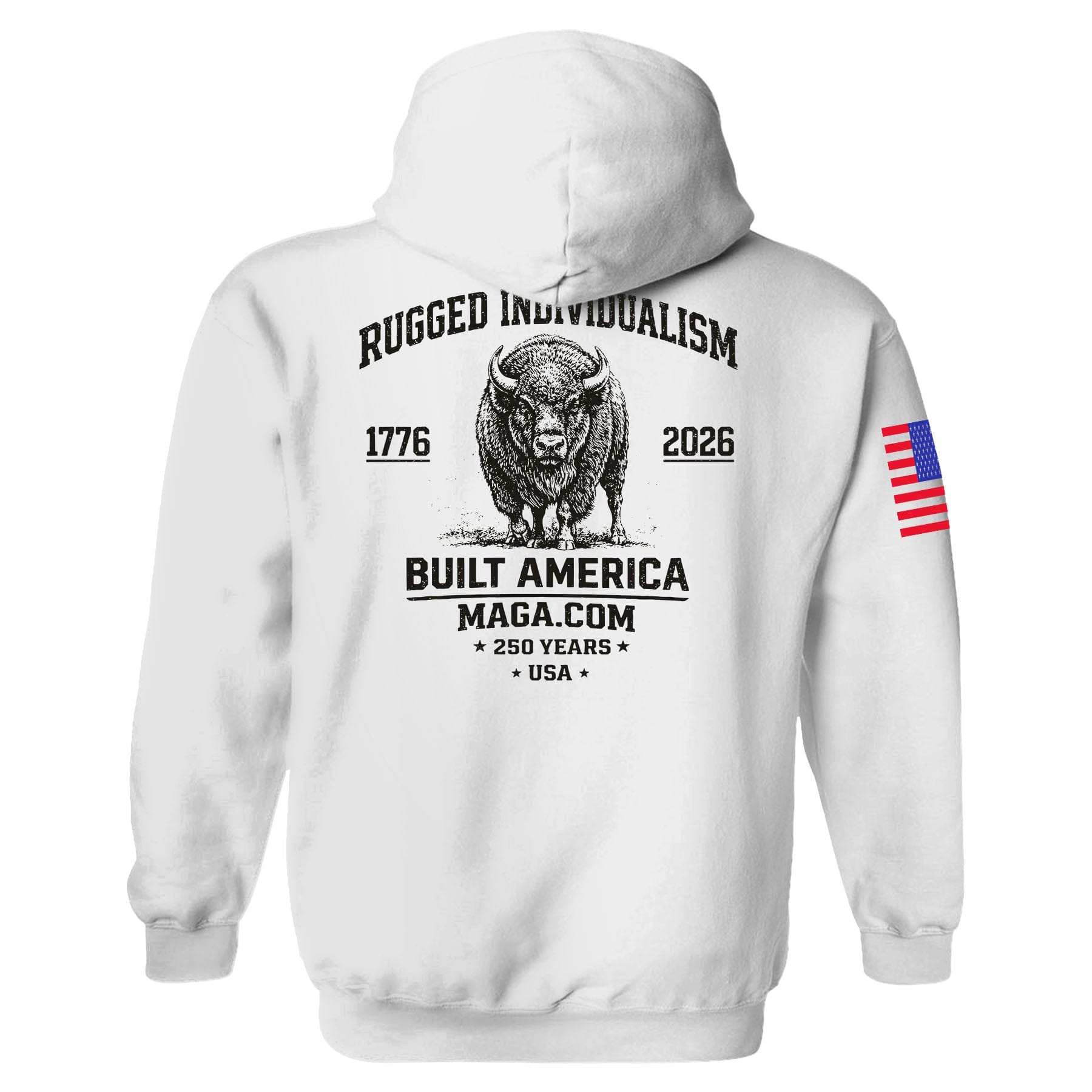 Rugged Individualism Hoodie maga trump