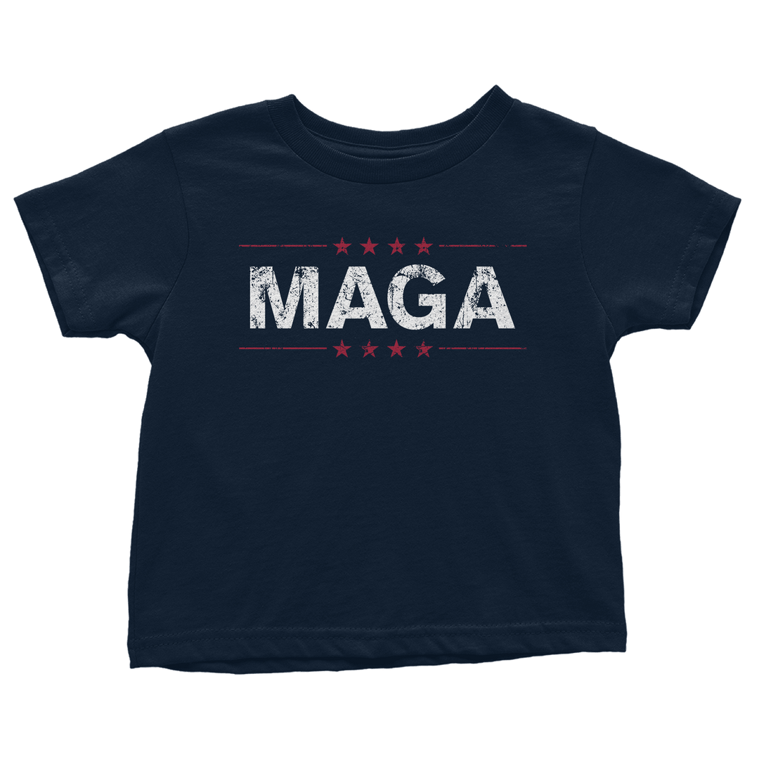 Rugrats Shirt / Navy / 6 Months MAGA Kids Tee - Navy Blue maga trump