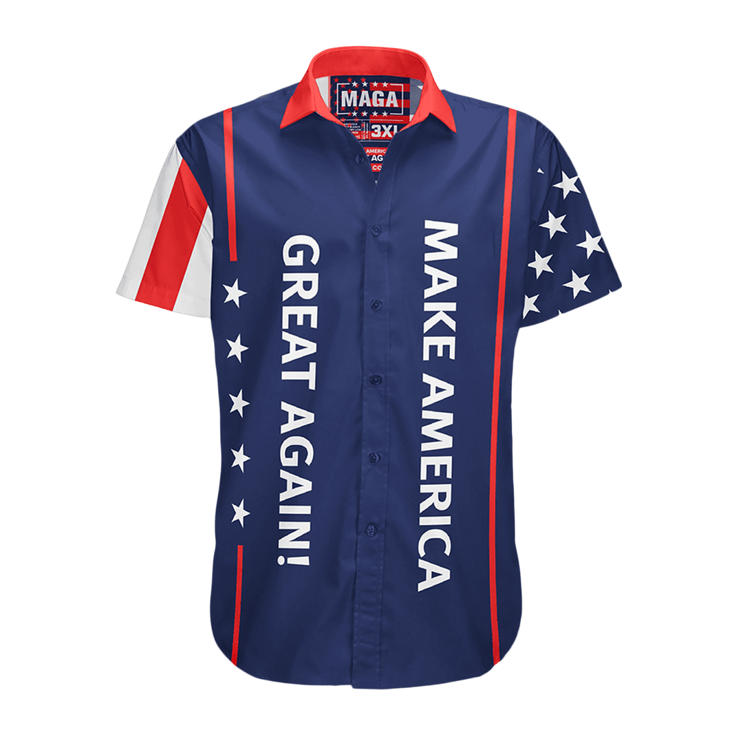 S Make America Great Again Button Up Shirt maga trump