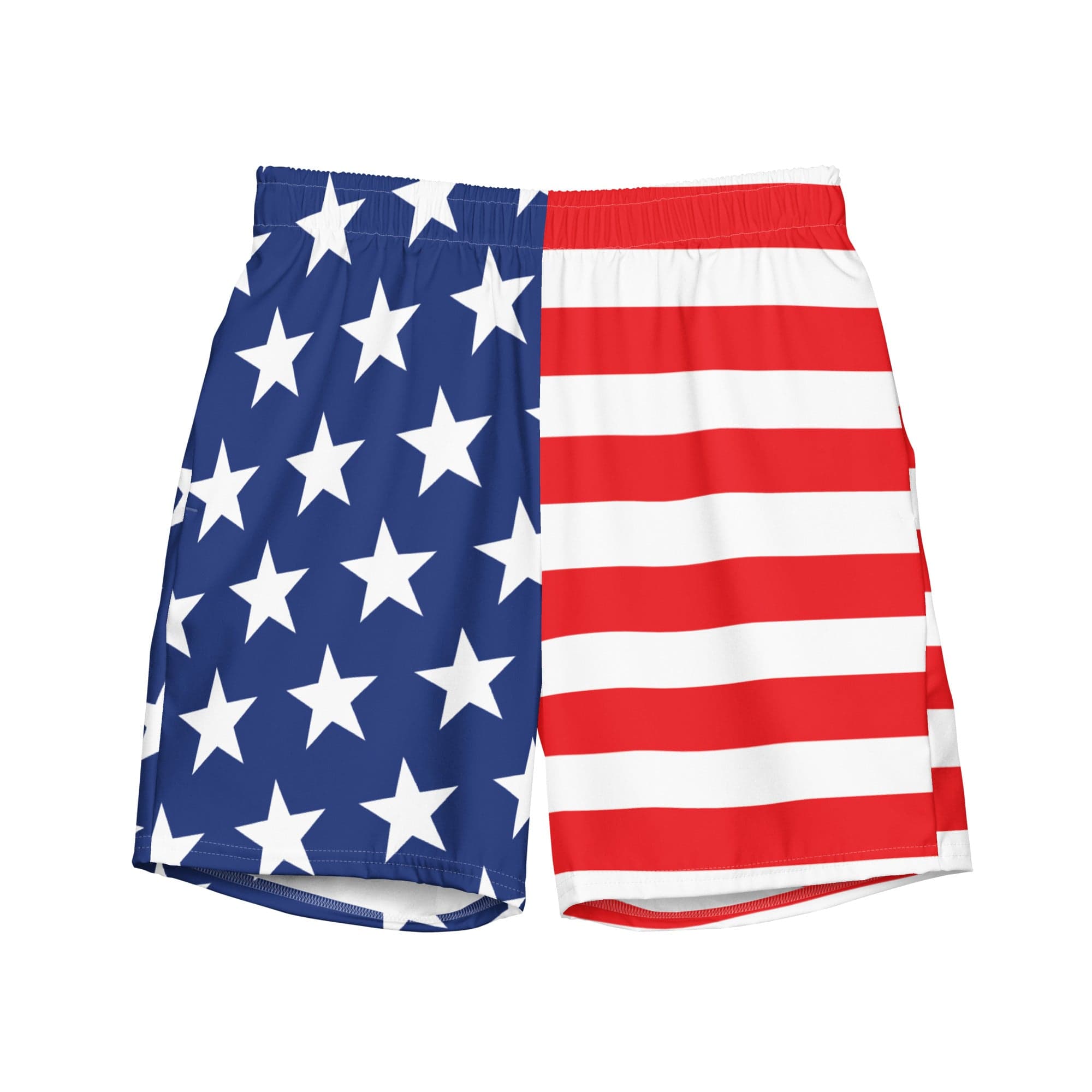 Star Spangled Swim Trunks maga trump
