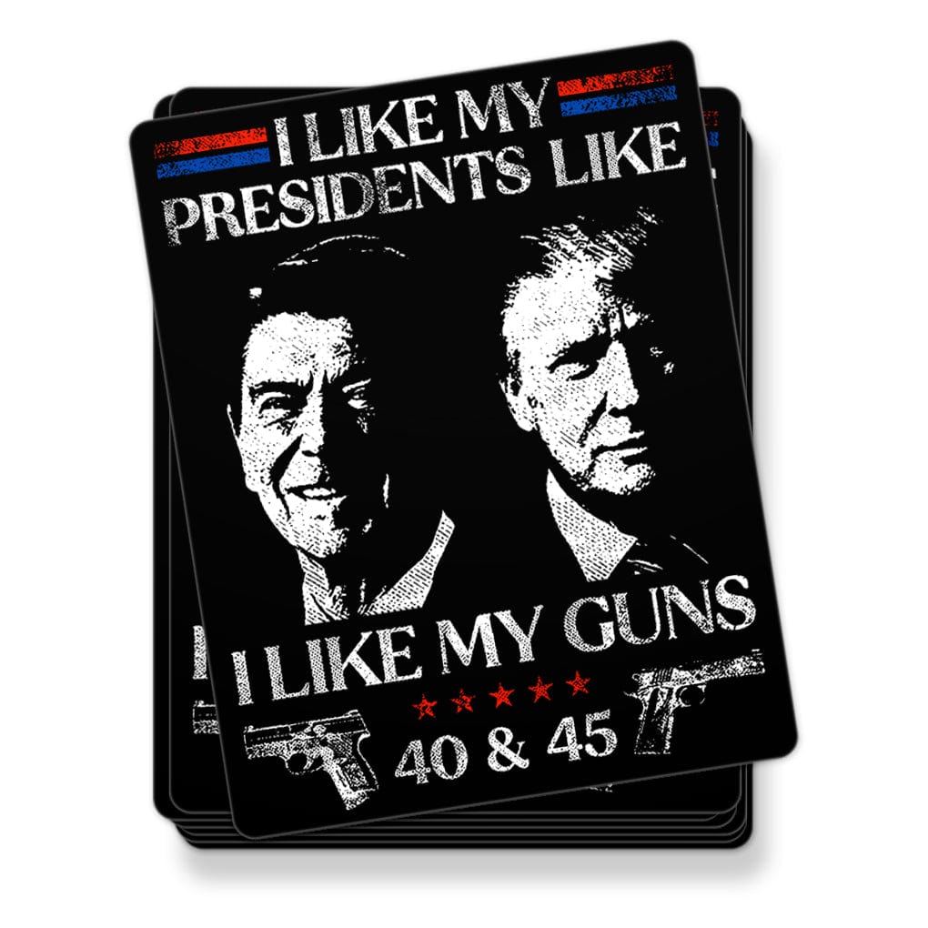 Sticker/Decal I Like My Presidents Sticker maga trump