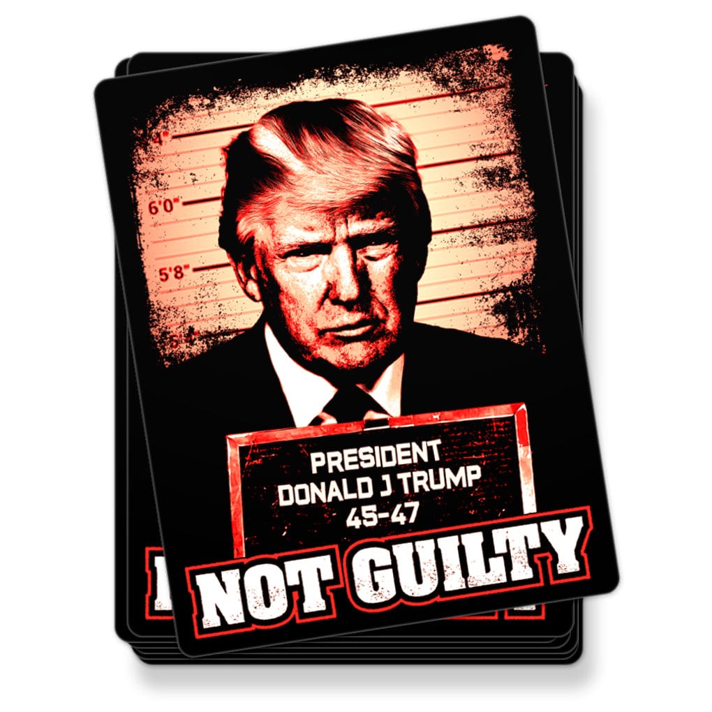 Sticker/Decal Not Guilty Sticker maga trump
