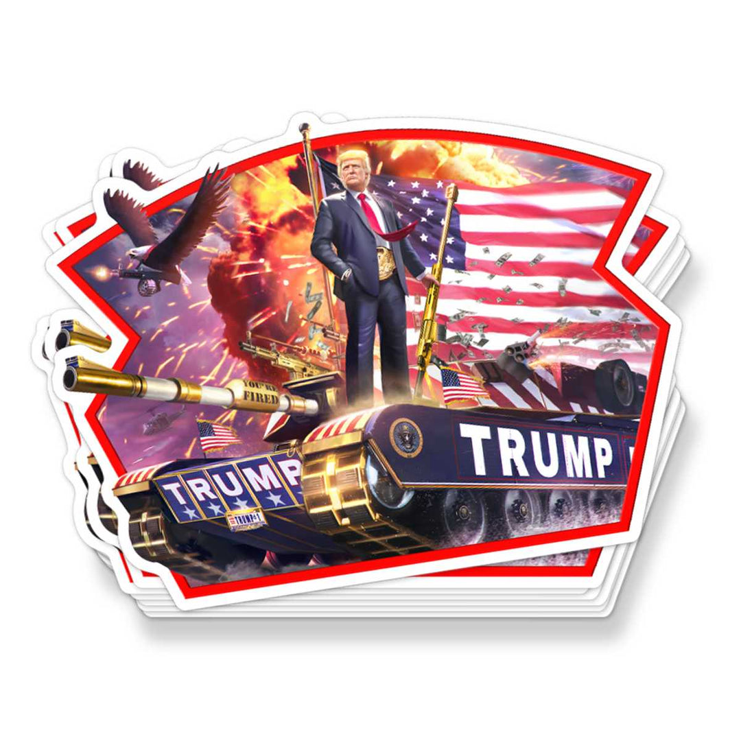 Sticker/Decal / OS Trump Tank Sticker maga trump