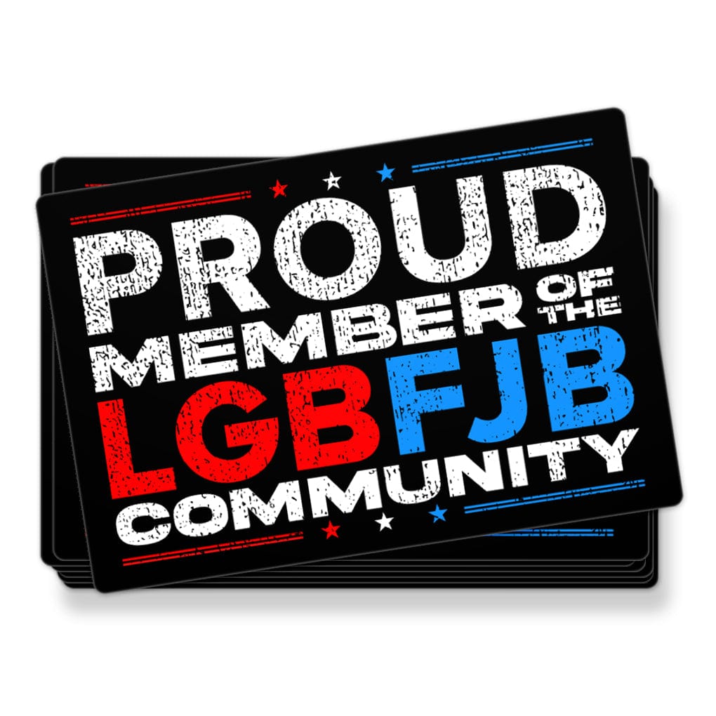 Sticker/Decal Proud Member LGBFJB Sticker maga trump