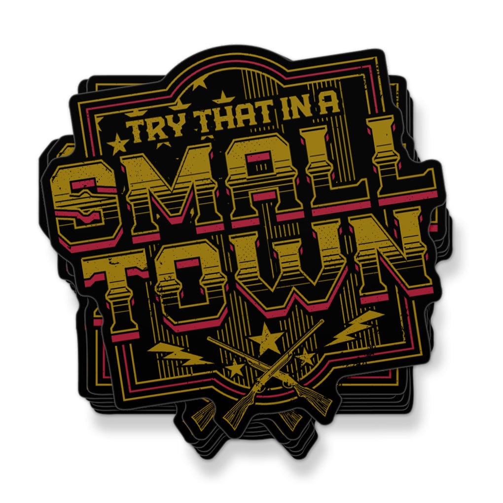 Sticker/Decal Small Town Sticker maga trump