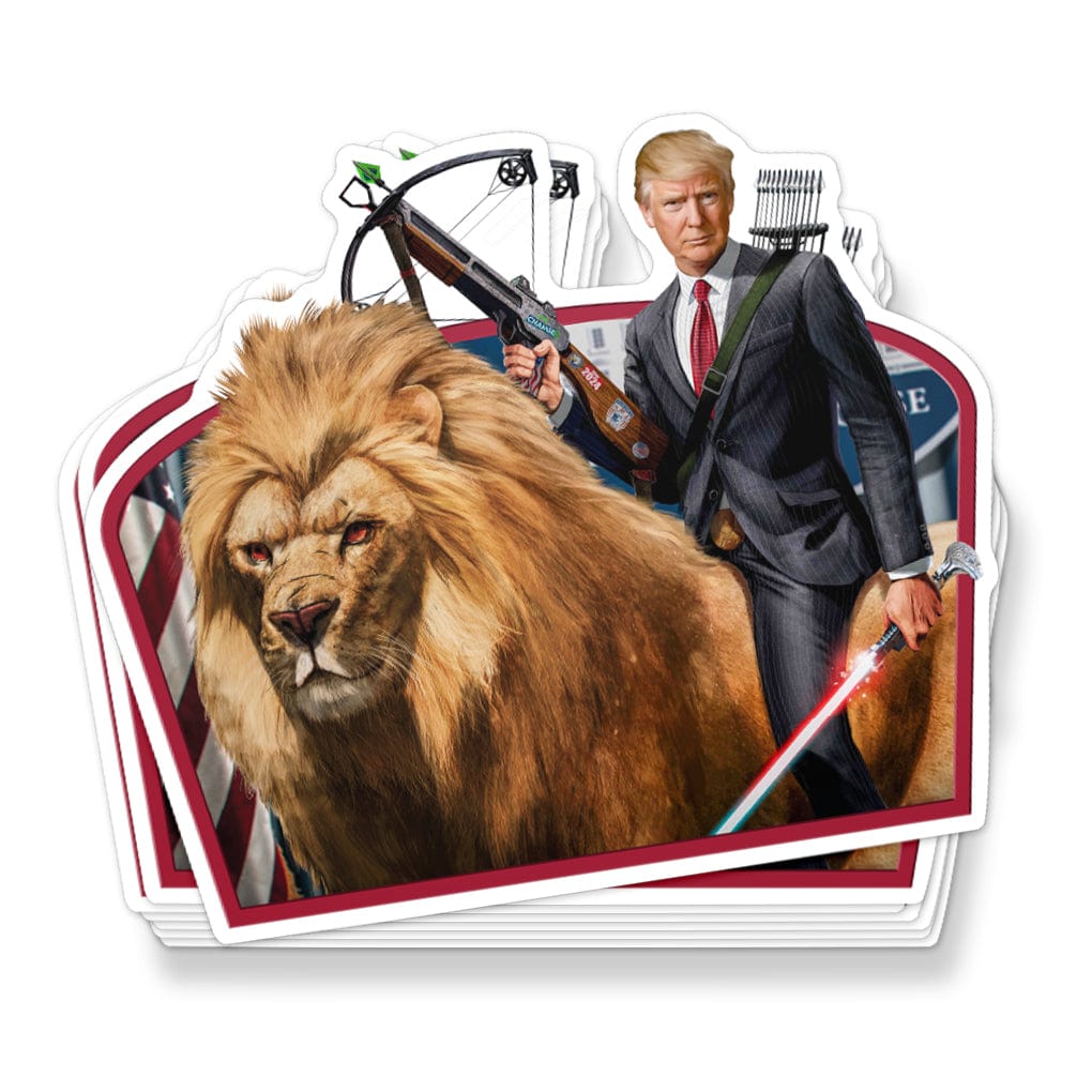 Sticker/Decal Trump Lion maga trump