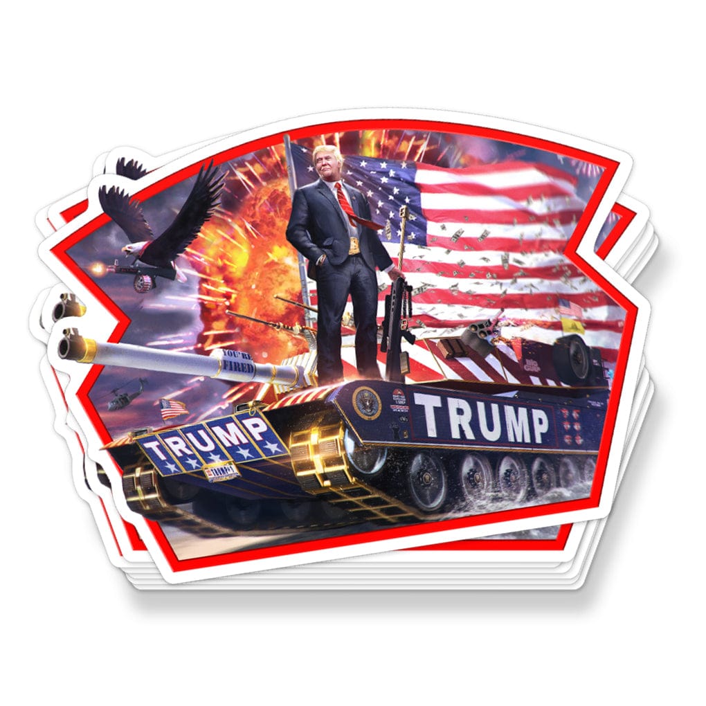 Sticker/Decal Trump Tank V1 maga trump