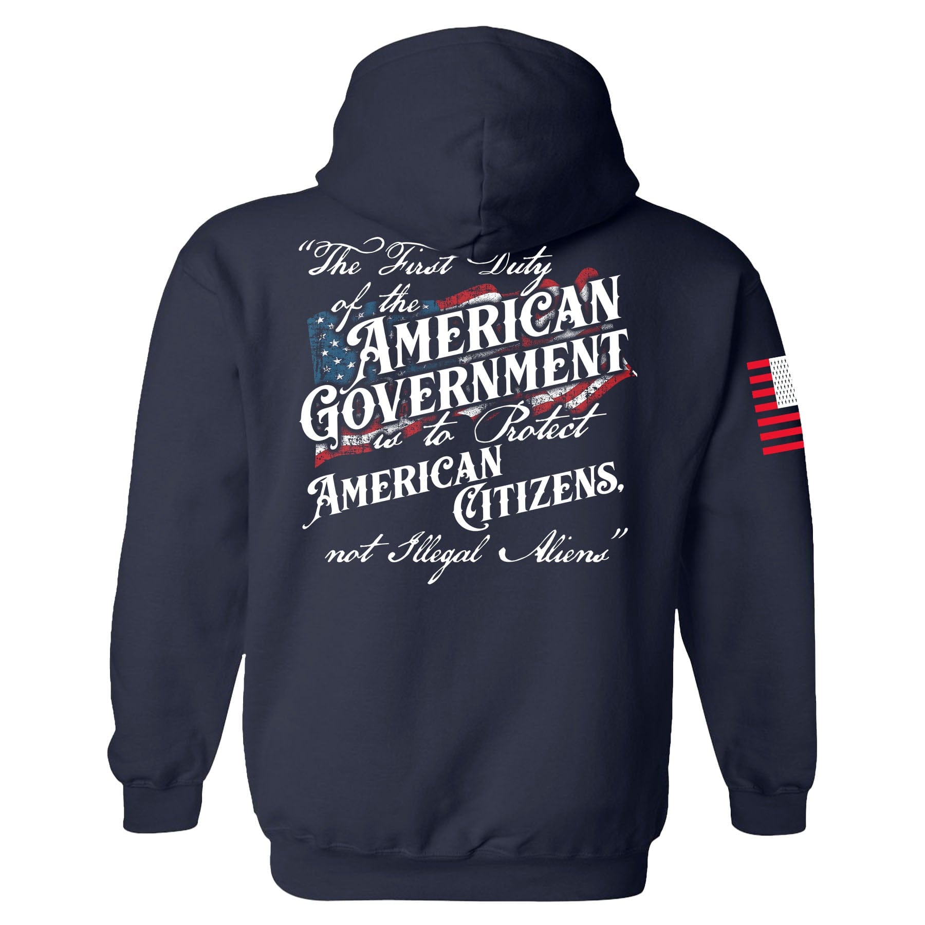 The First Duty of the American Government Hoodie maga trump