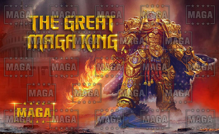 The Great MAGA King Flag - Double Sided maga trump