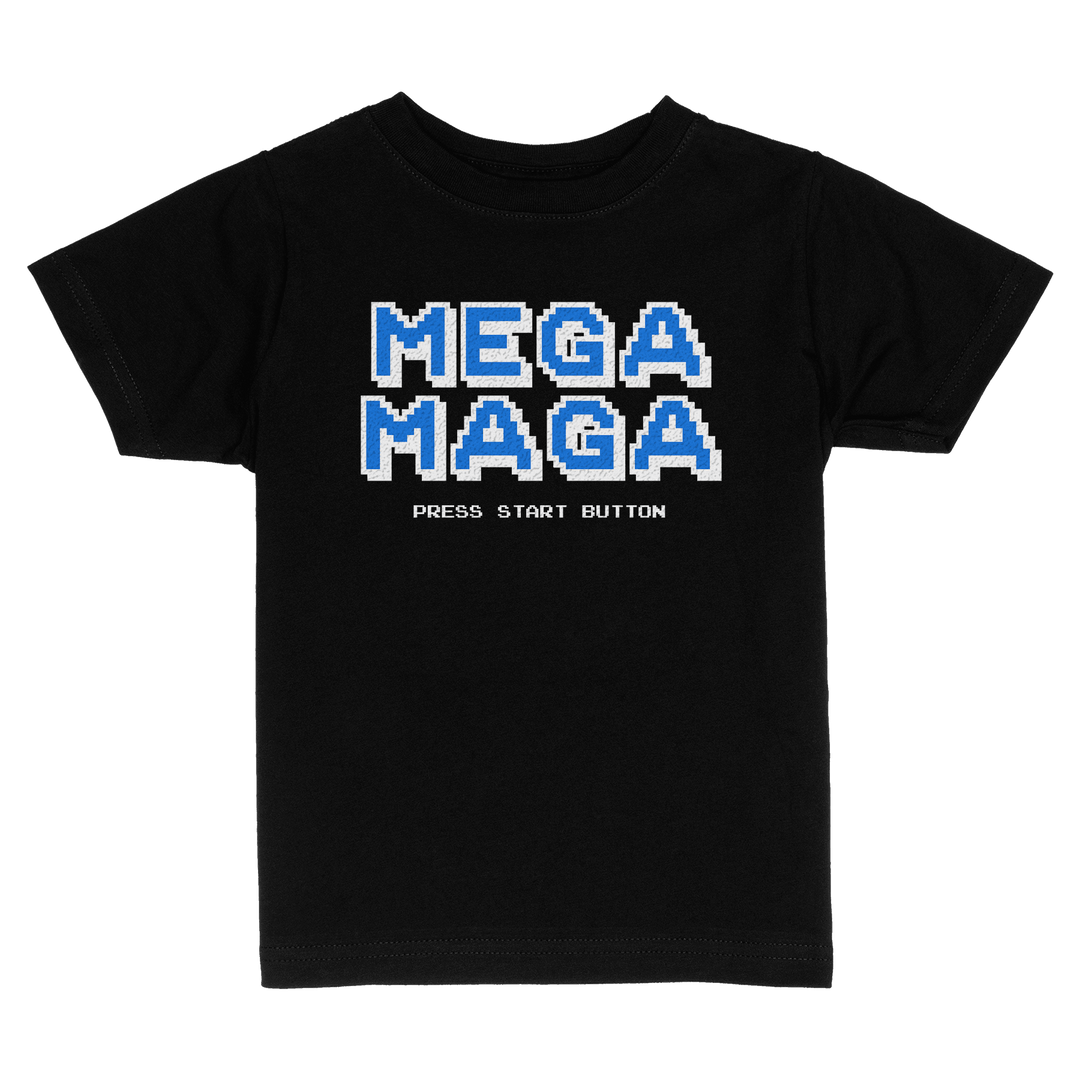 Toddlers Shirt / Black / 2 Toddler Mega MAGA Kids Tee maga trump
