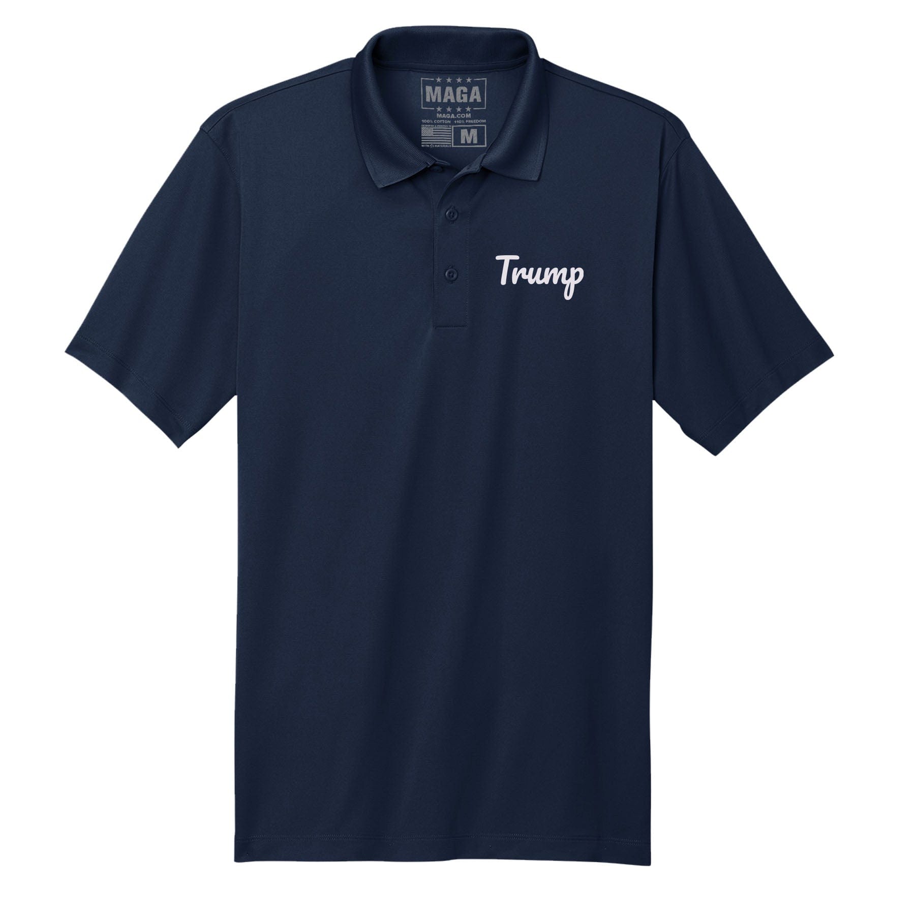 True Navy / S Trump Polo Shirt maga trump