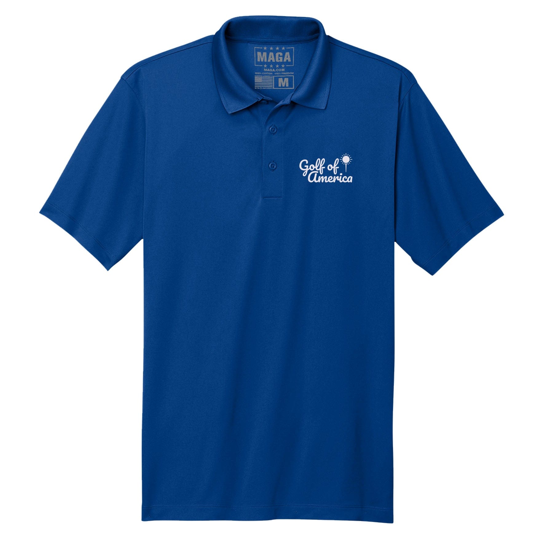True Royal / S Golf Of America Polo Shirt maga trump