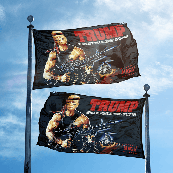 Trumbo Flag - Double Sided maga trump