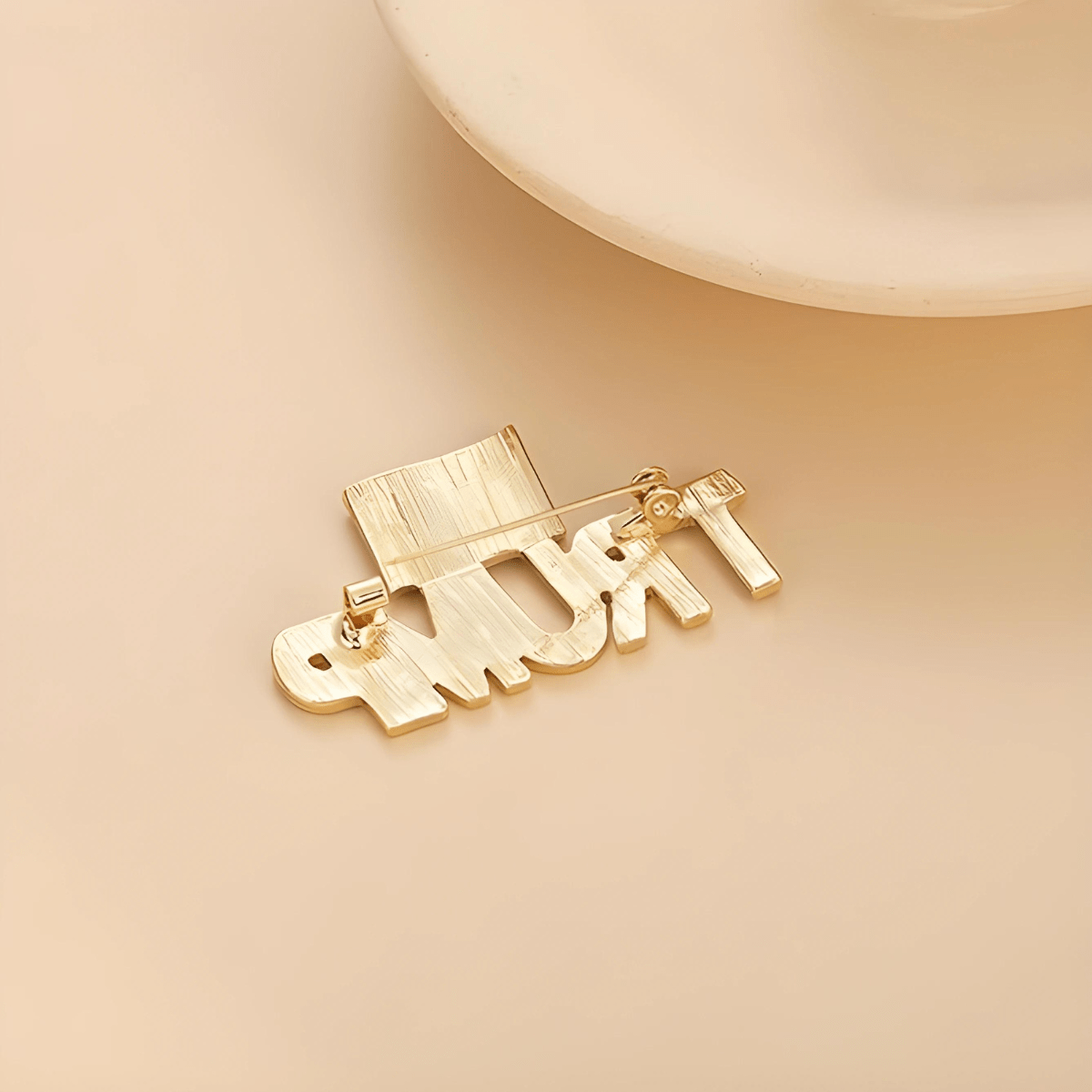 Trump American Flag Rhinestone Brooch maga trump