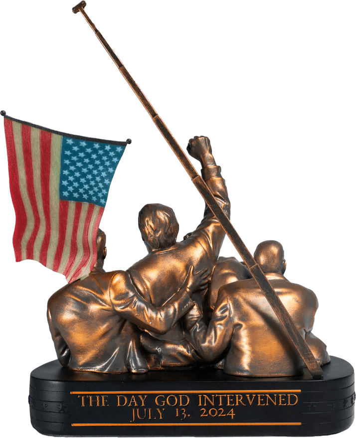 Trump Fight Fight Fight Statue maga trump