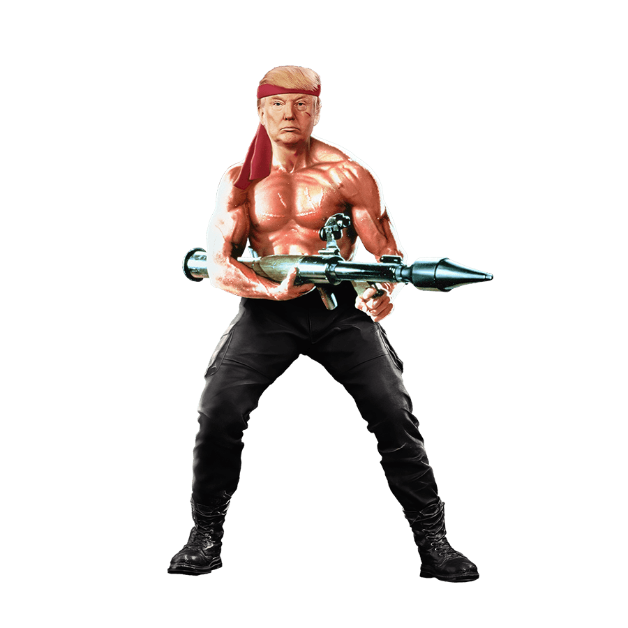 Trump Figure One Man Army maga trump