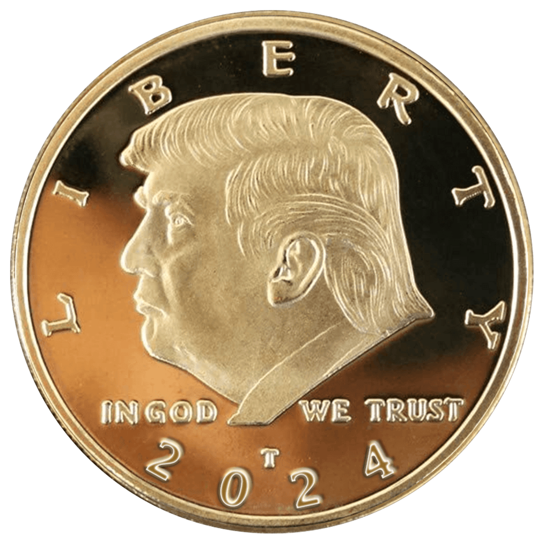 Trump Gold Coin 2024 maga trump