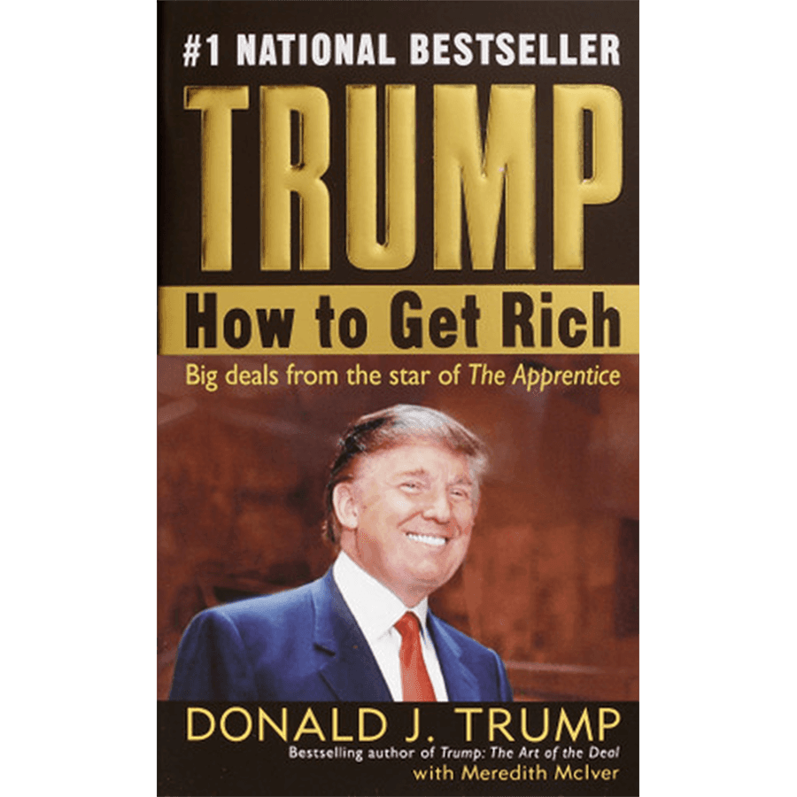 Trump How to Get Rich Book maga trump