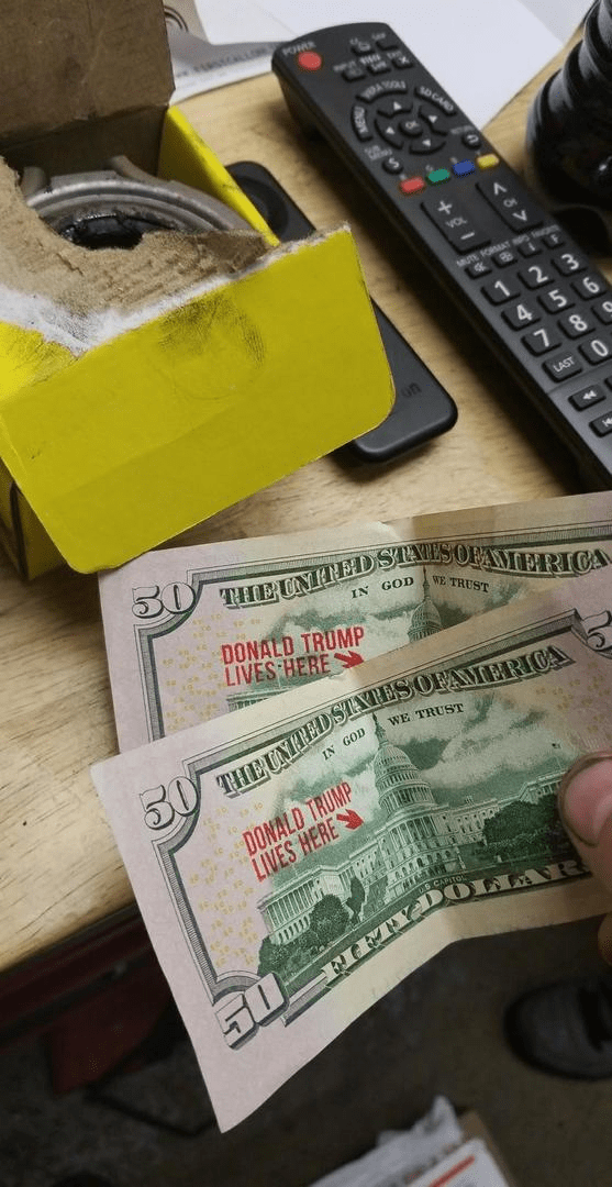 Trump Lives Here Stamp (Legal!) maga trump