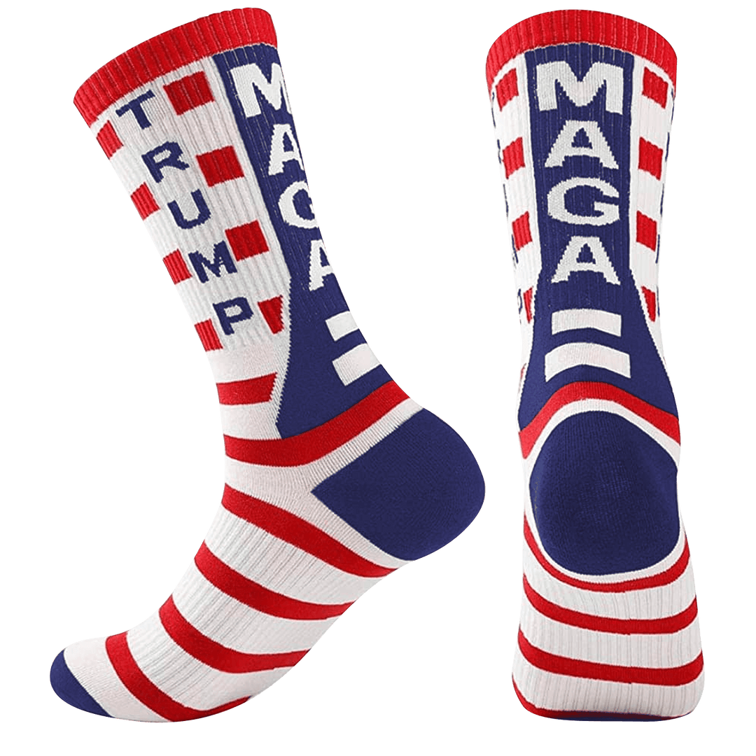 Trump MAGA White Trump MAGA Socks maga trump