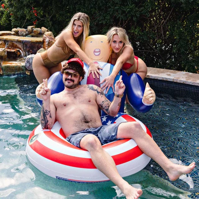 Trump Talking Pool Float maga trump