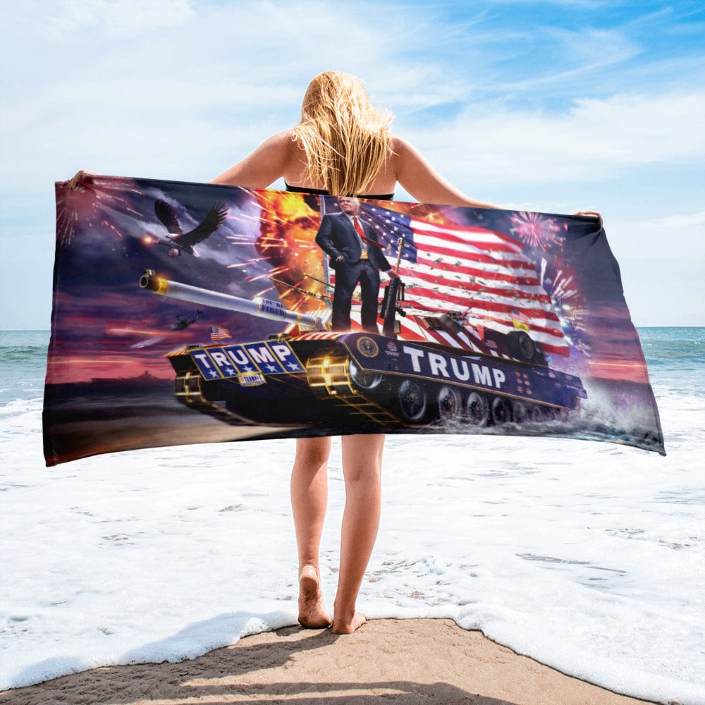 Trump Tank 2016 OG Beach Towel maga trump