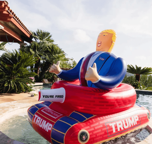 Trump Tank Water Blaster Pool Float | Winter Sled maga trump