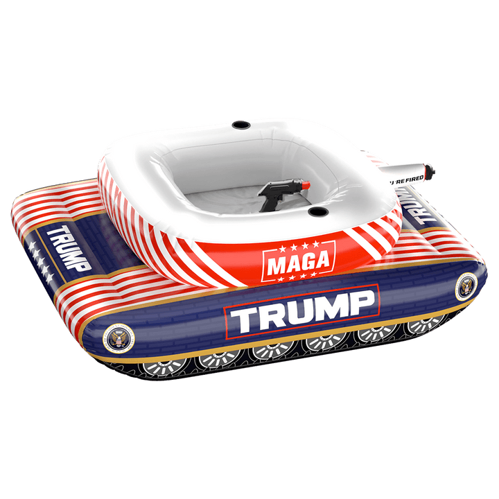 Trump Tank Water Blaster Pool Float | Winter Sled maga trump