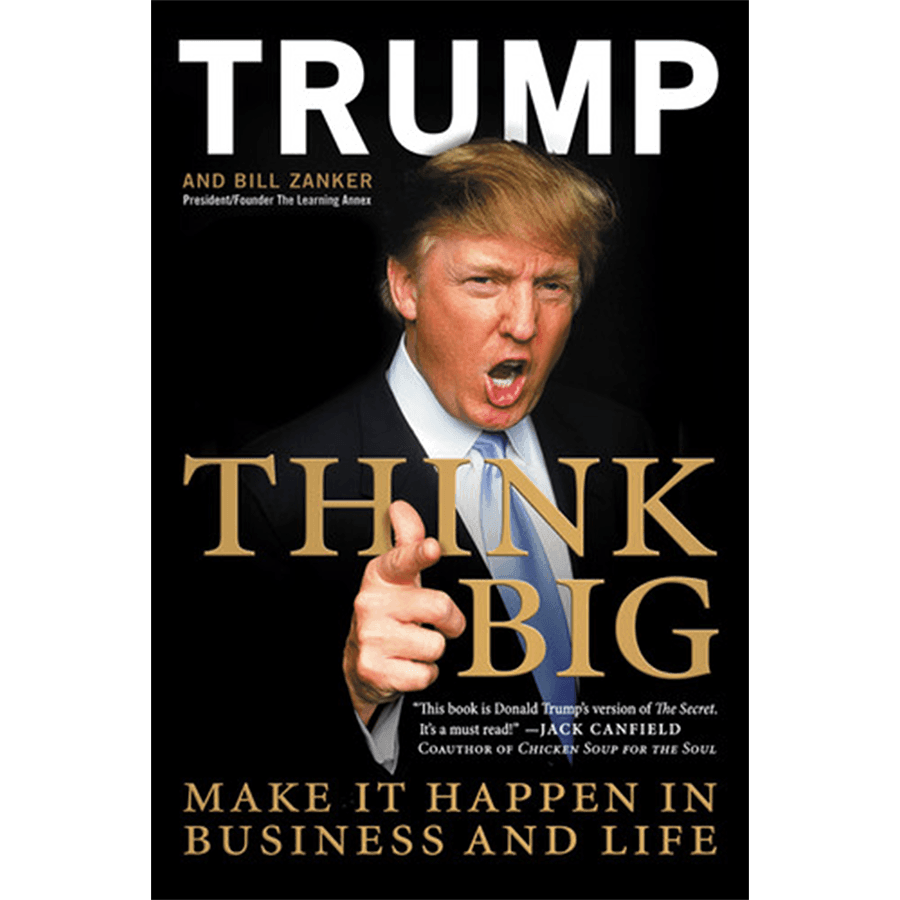 Trump Think Big Book maga trump