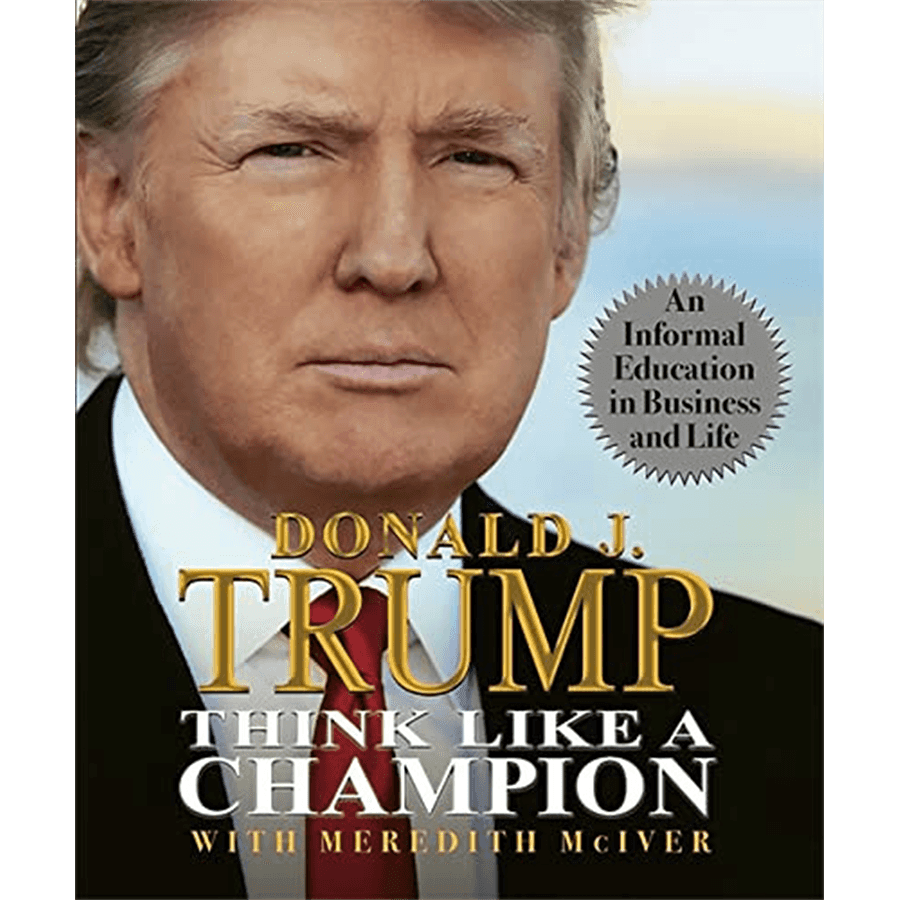 Trump Think Like a Champion Book (Miniature Edition) maga trump